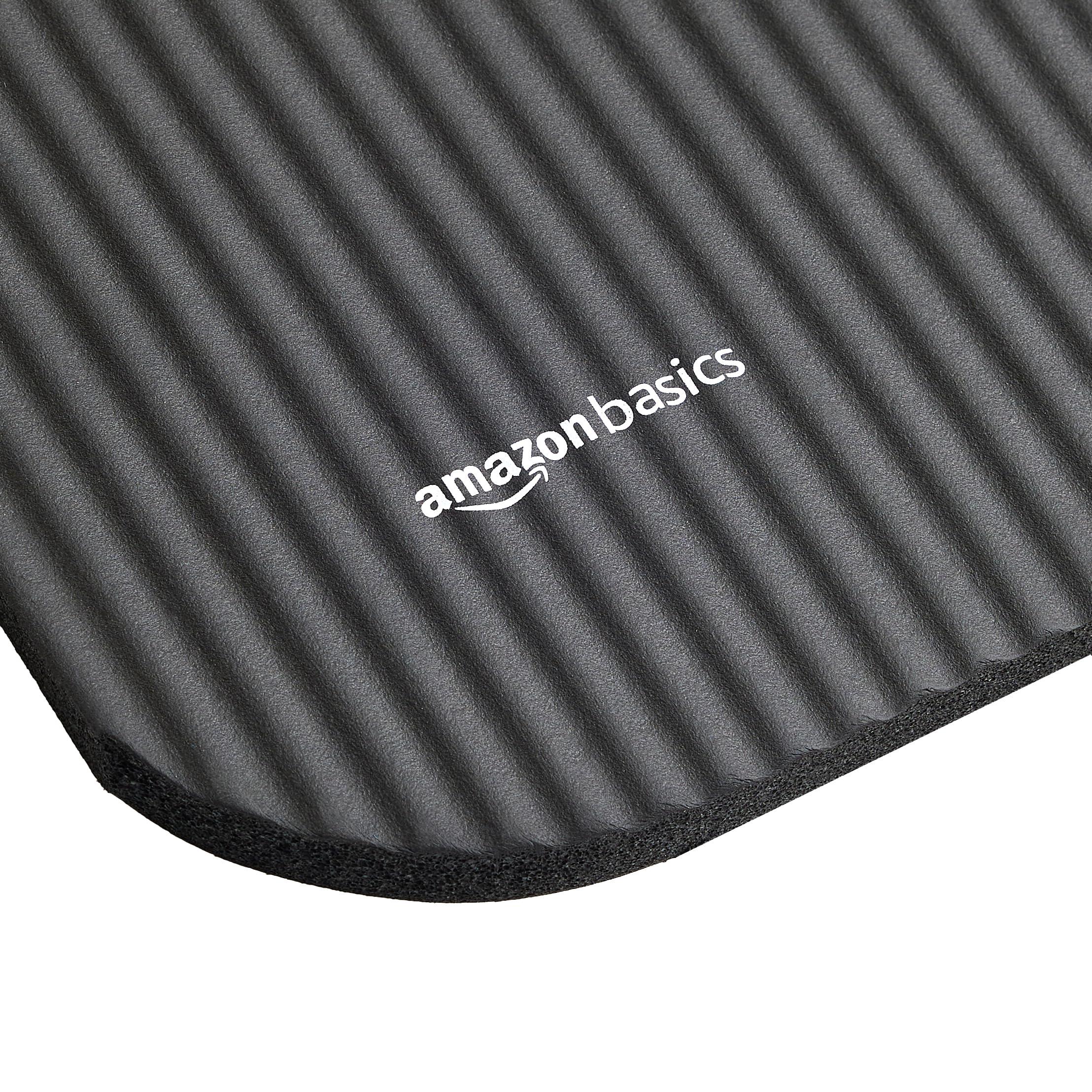 Amazon Basics 1/2 Inch Extra Thick Exercise Yoga Mat with Carrying Strap, Cushioned Support, for Fitness and Gym Workouts - Image 5