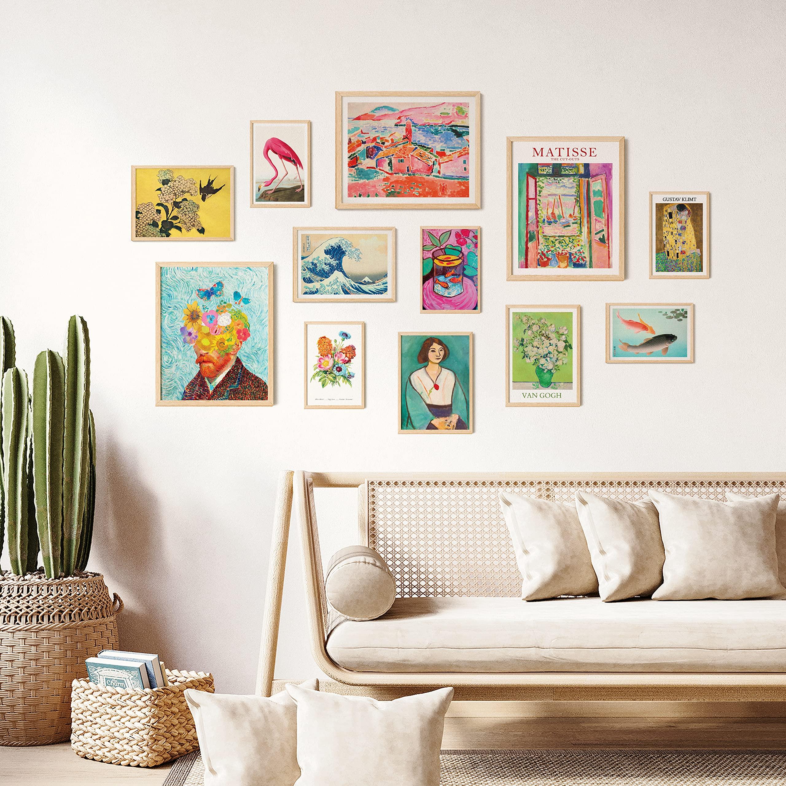 97 Decor Colorful Eclectic Decor - Eclectic Wall Art Posters, Funky Gallery Wall Art Prints for Home Bedroom, Maximalist Decorations Famous Artist Painting Pictures (UNFRAMED) - Image 5