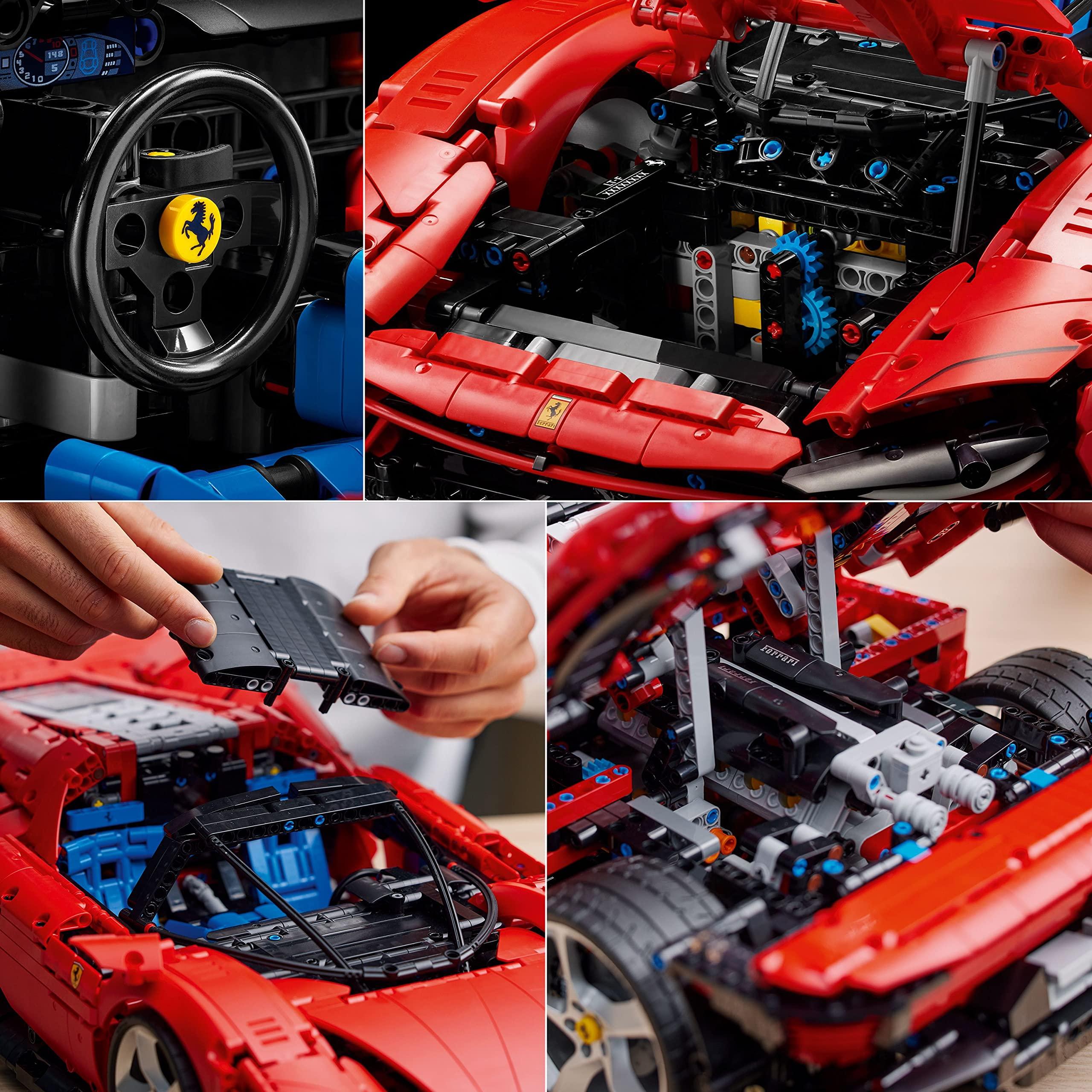 LEGO Technic Ferrari Daytona SP3 42143, Race Car Model Building Kit, 1:8 Scale Advanced Collectible Set for Adults, Ultimate Cars Concept Series, Great Anniversary and Father's Day Gift for Car Lover - Image 4