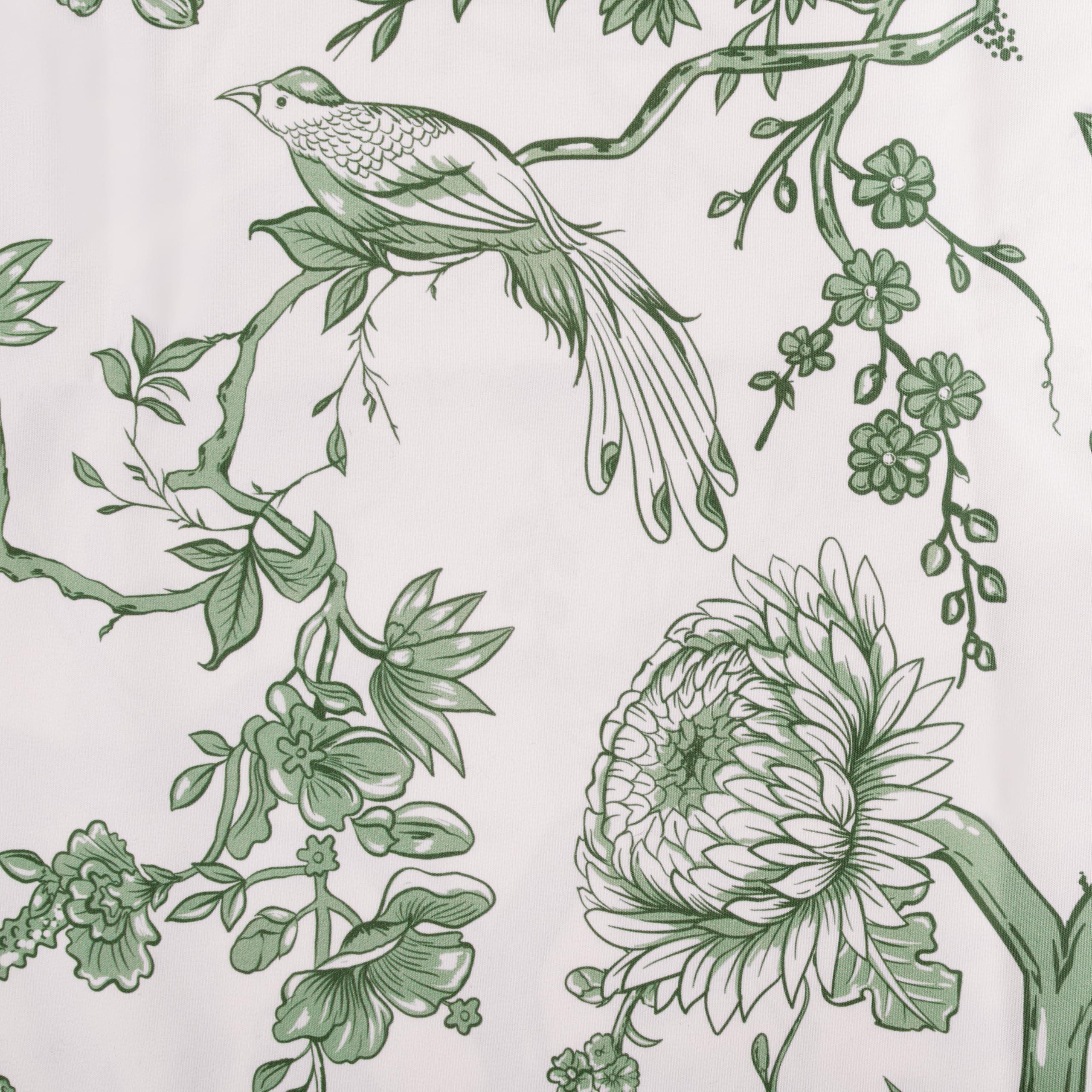 Chanasya Premium Antique Toile Duvet Cover Set - Duvet Cover (104” x 90”) & 2 Pillow Shams (20” x 36”) - 3-Piece Set, King Size, Sage - Image 5