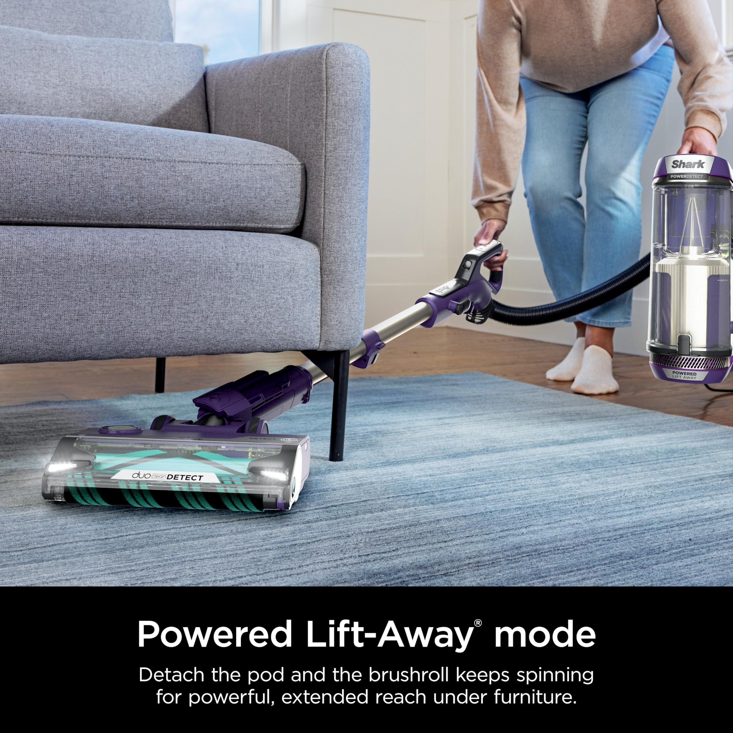 Shark POWERDETECT Upright Vacuum Cleaner with HEPA Filter, Heavy Duty Vacuum with Powerful Suction for Pet Hair Pickup, DuoClean Technology, Powered Lift-Away, Ideal for Carpets & Hardfloors, AZ4002 - Image 10