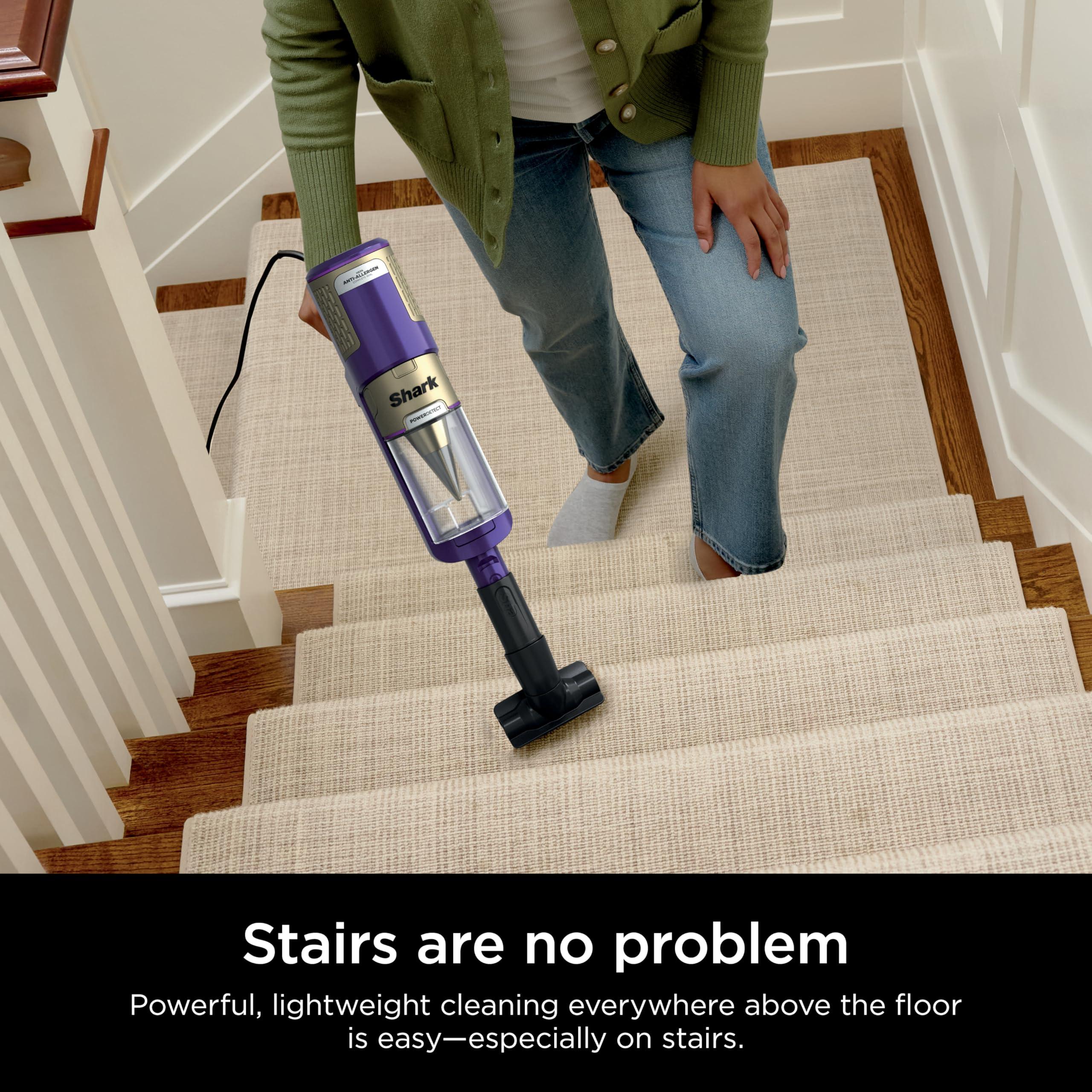 Shark POWERDETECT Ultra-Light Corded Stick Vacuum with DuoClean Technology, Self-Cleaning Brushroll for No Hair Wrap, Anti-Allergen Complete Seal, and Odor Neutralizer Technology, HZ4002 - Image 11