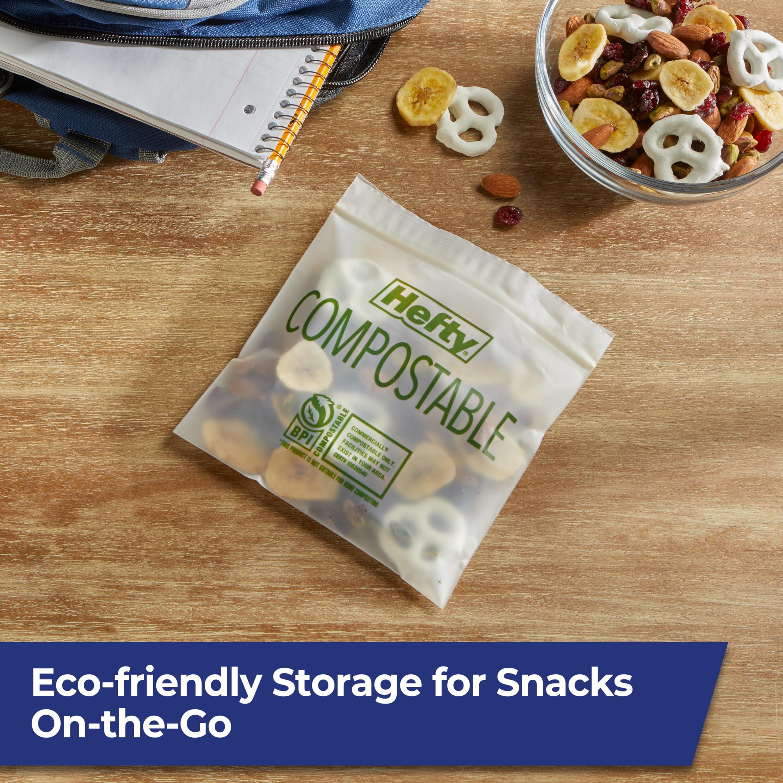 Hefty® Compostable Press-To-Close​ Sandwich 50 Count - Image 4