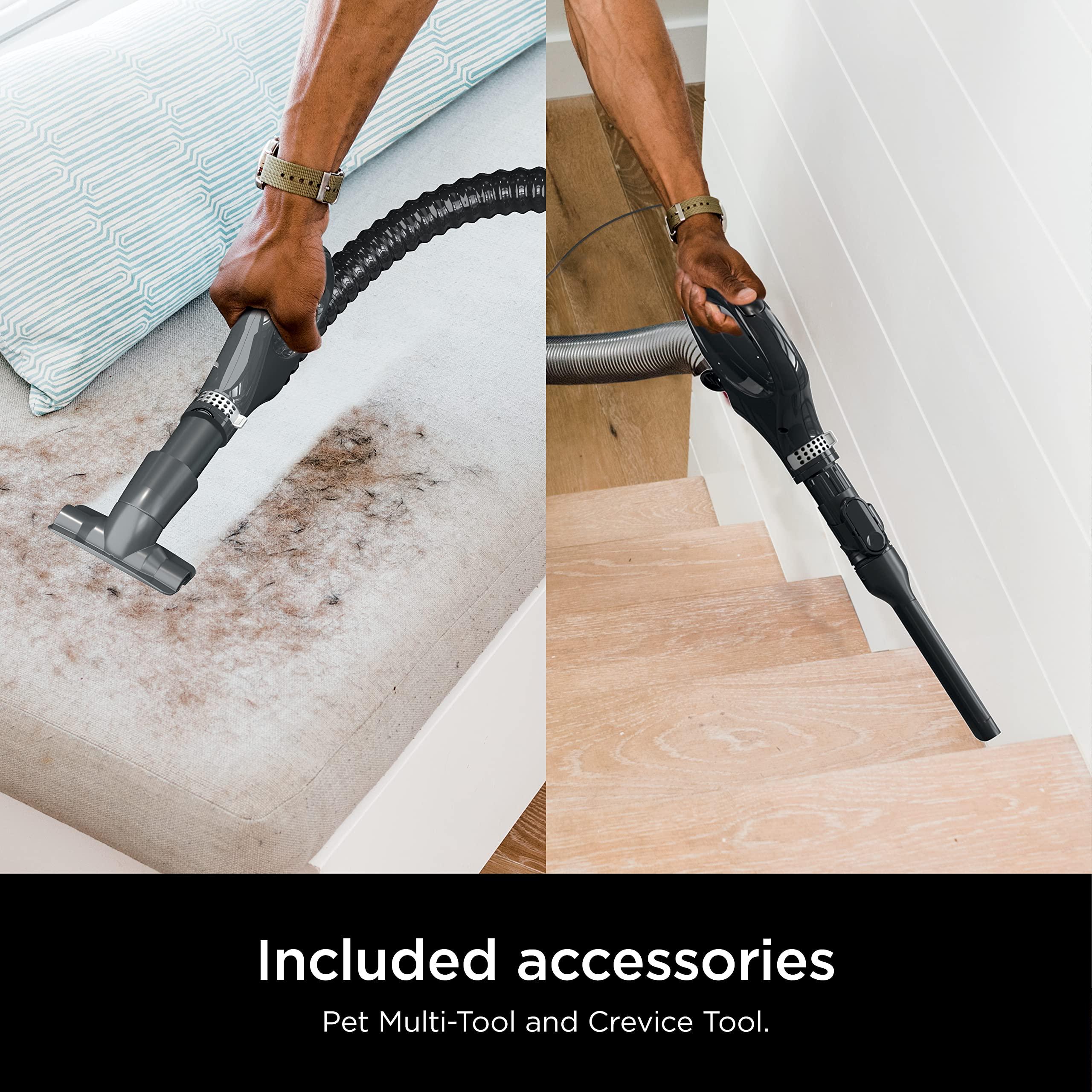 Shark ZU102 Rotator Pet Upright Vacuum with PowerFins HairPro & Odor Neutralizer Technology, Charcoal, 2.9 L Dust Cup - Image 9