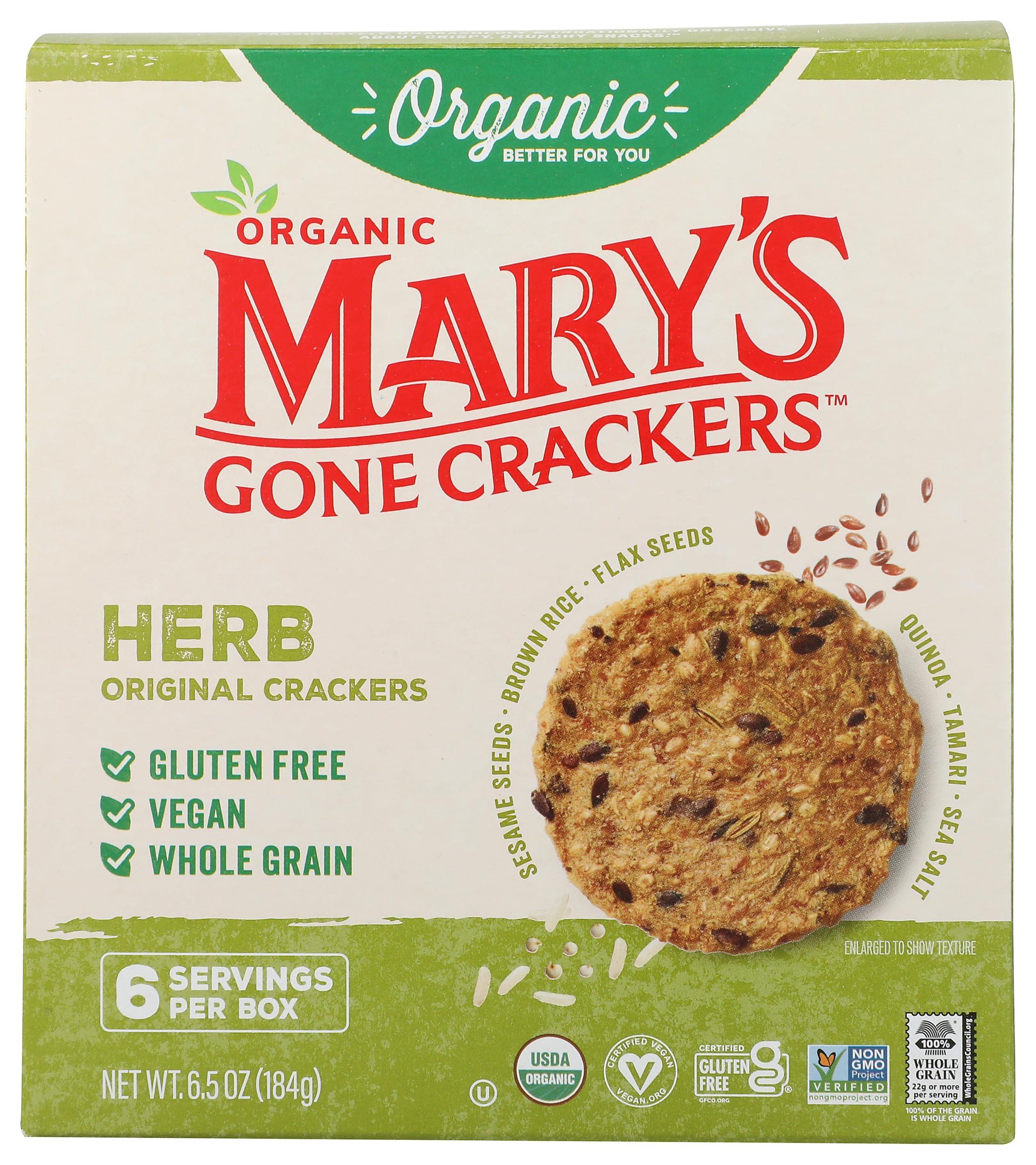 Mary's Gone Crackers, Herb, 6.5 Ounce