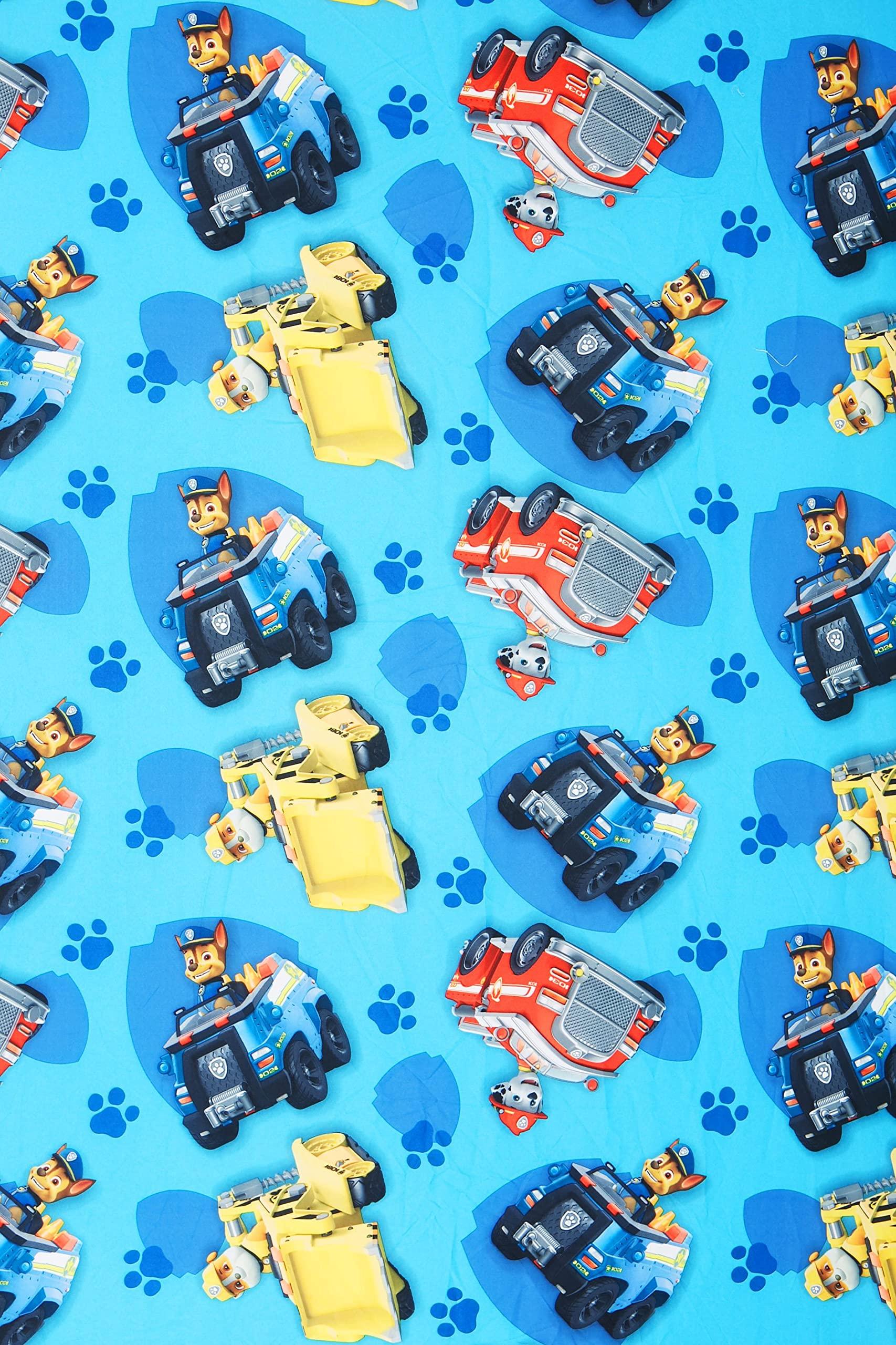 Paw Patrol Calling All Pups 4 Piece Toddler Bedding Set – Includes Comforter, Sheet Set – Fitted + Top Sheet + Reversible Pillowcase for Boys Bed, Blue - Image 7