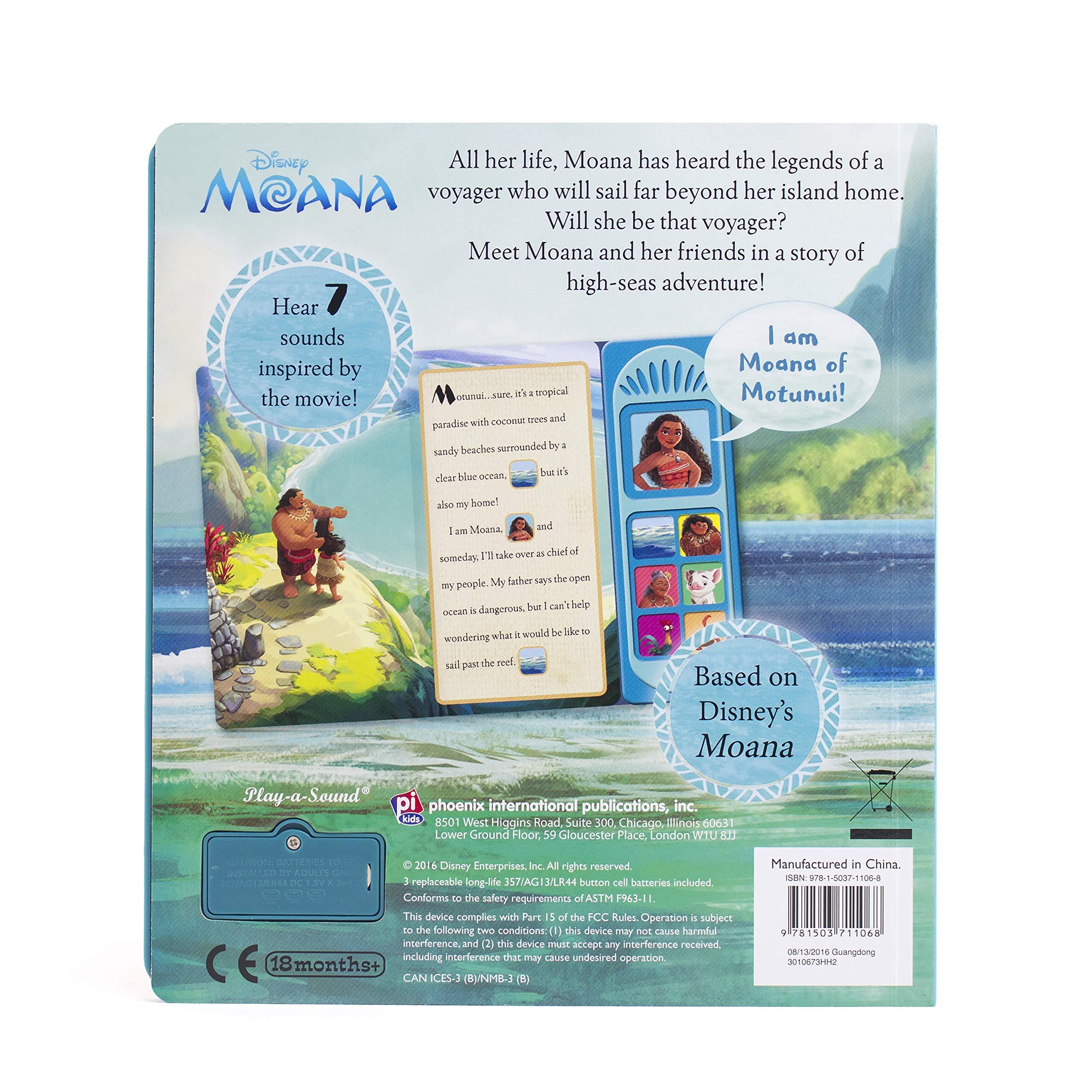 Disney Moana - I Am Moana Little Sound Book - PI Kids (Disney Moana: Play-A-Sound) (Play-A-Song) - Image 2