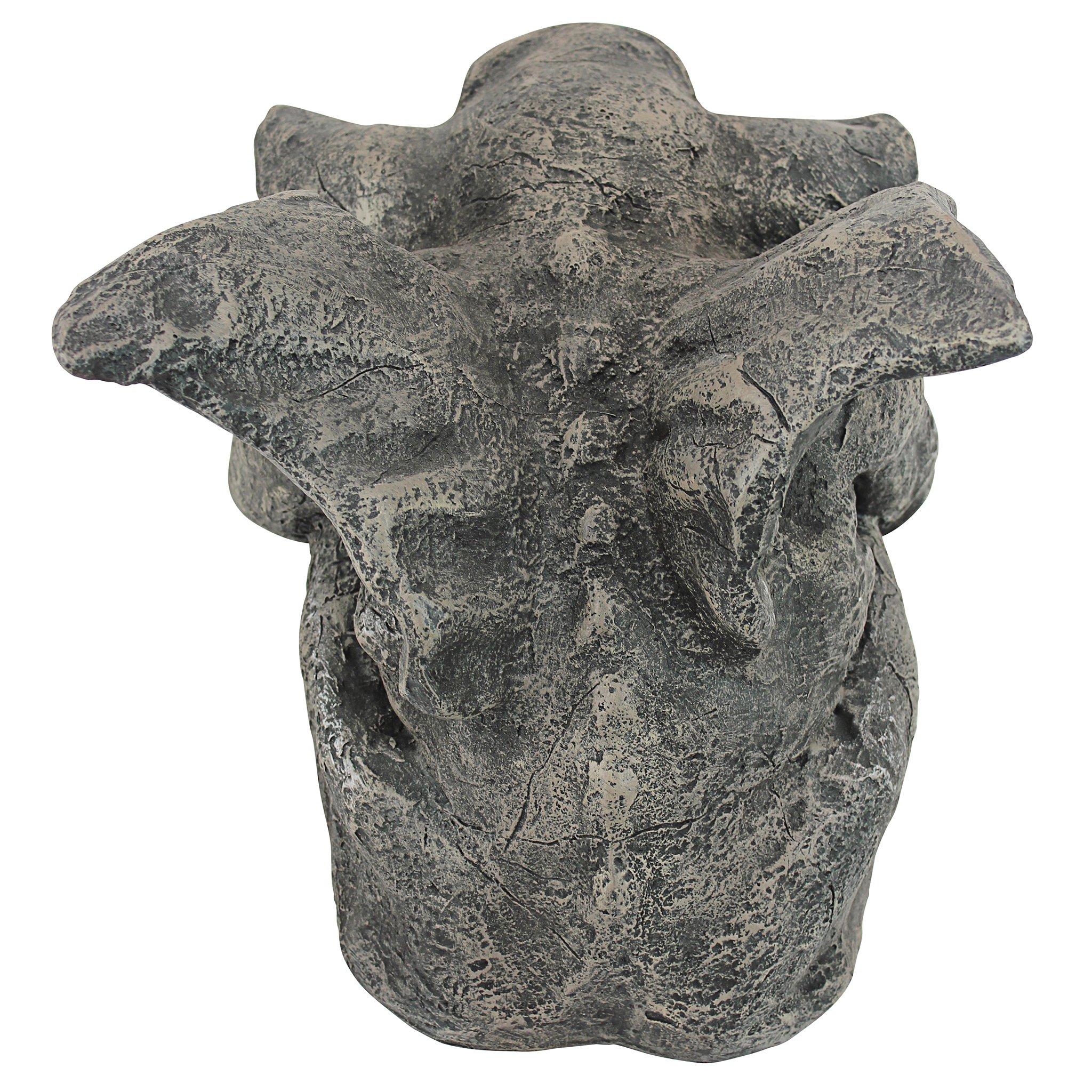 Design Toscano Emmett The Gargoyle Sculpture Gothic Statue, Living Room or Office Decor, Small 10 Inch Tall, Cast Stone Resin, Gray Stone Finish - Image 6