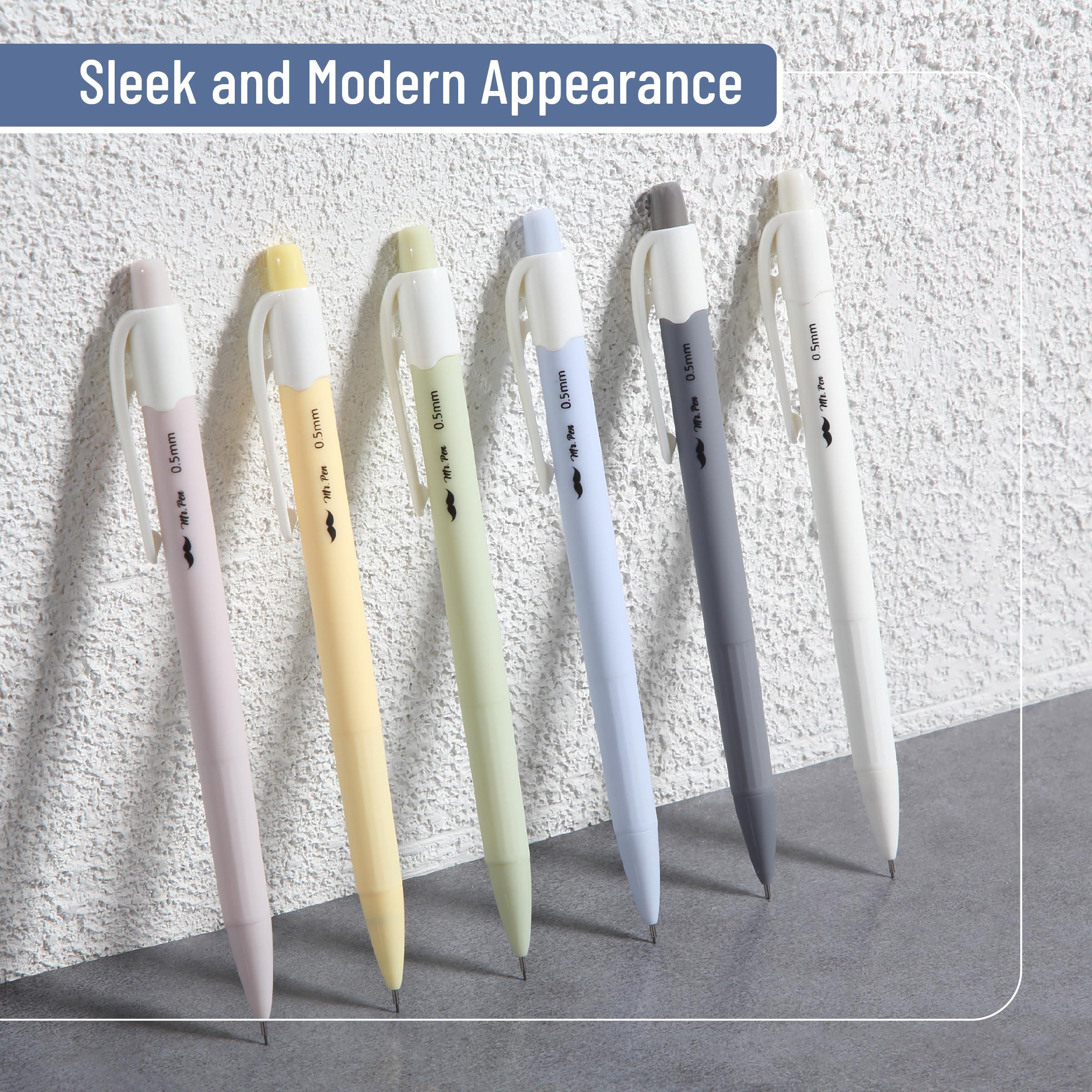 Mr. Pen- 0.5mm Mechanical Pencil Set, 6 Pack, Macaron Pastel, Cute Mechanical Pencils 0.5mm, Lead Pencils 0.5 - Image 5