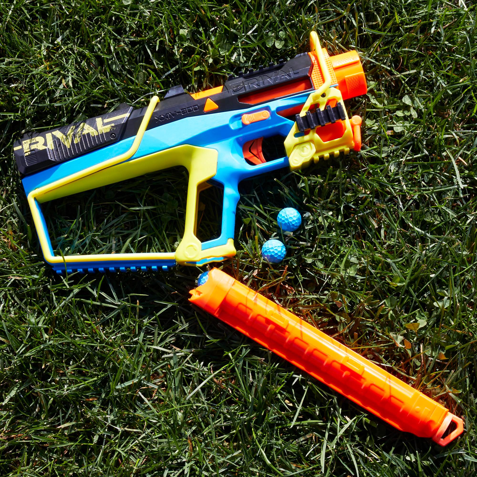 Nerf Rival Mirage XXIV-800 Blaster, 10 Nerf Rival Accu-Rounds, 2 Ways to Load, 8 Round Removable Magazine, Pump Action Priming, Gifts for Teens - Image 6