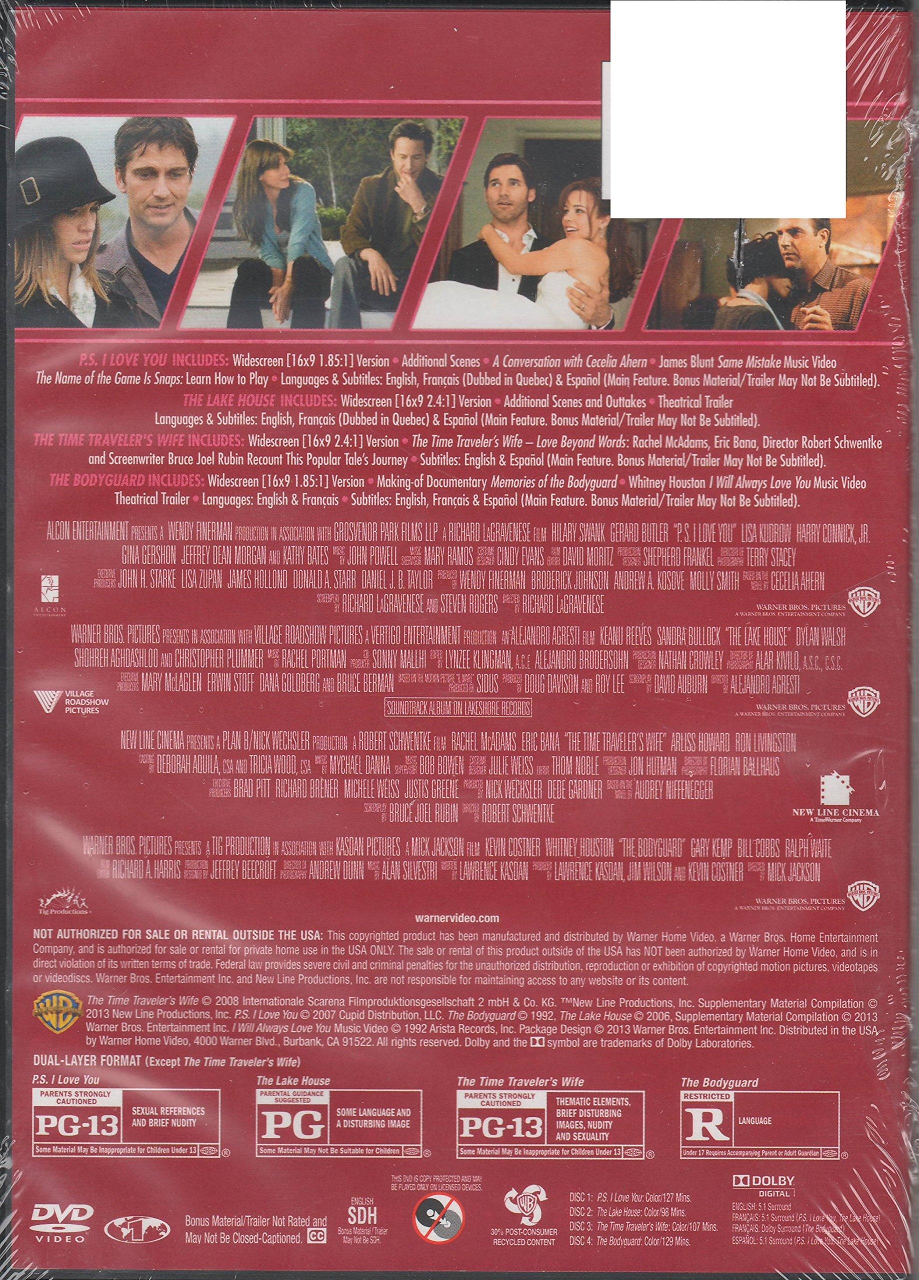 4 Film Favorites:Romantic Drama ( The Time Traveler's Wife,The Bodyguard,P.S. I Love You, the lake house) - Image 2