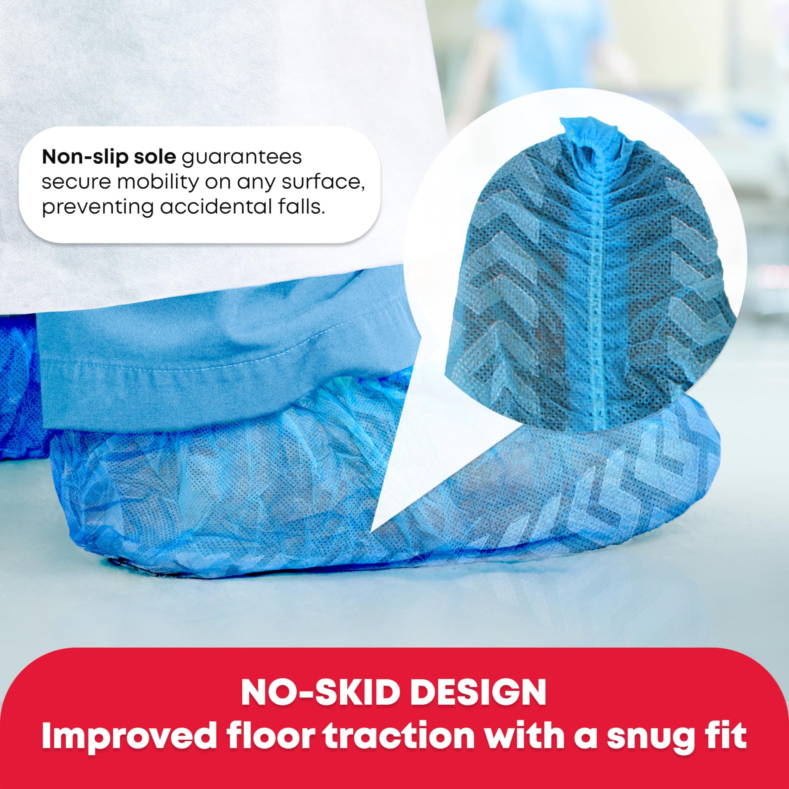 Ever Ready First Aid - Disposable Shoe Cover - 100 count (50 pairs) Hygienic Foot Booties Covers Disposable Recyclable Waterproof Shoe Booties, Fits Large Size Up to US Men's 11 & US Women's 13 - Image 2