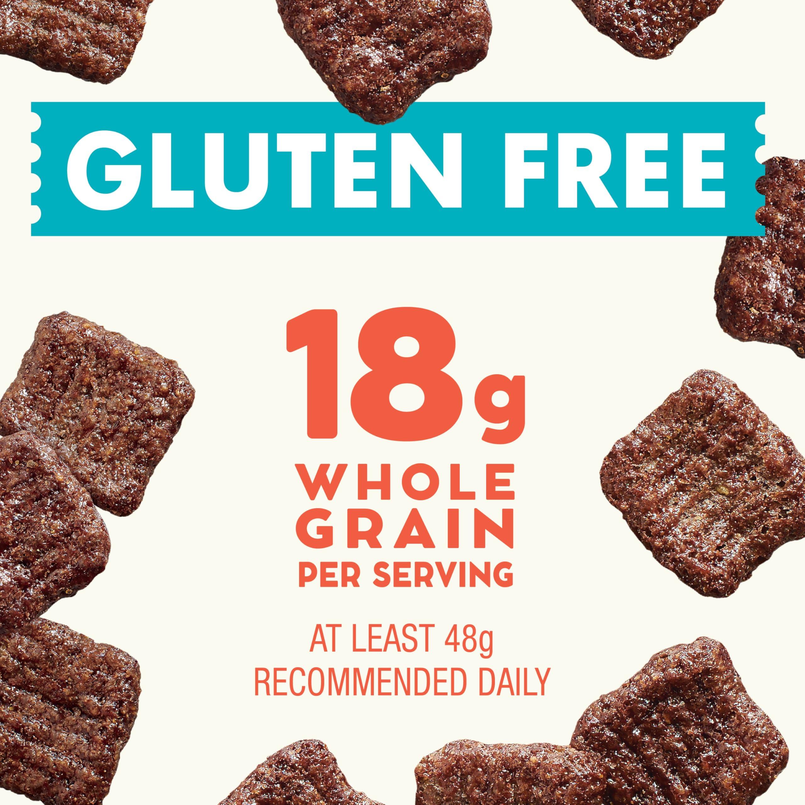 Cascadian Farm Organic Brownie Crunch Breakfast Cereal, Gluten Free, Made With Real Cocoa and Whole Grain, 12.4 oz - Image 5