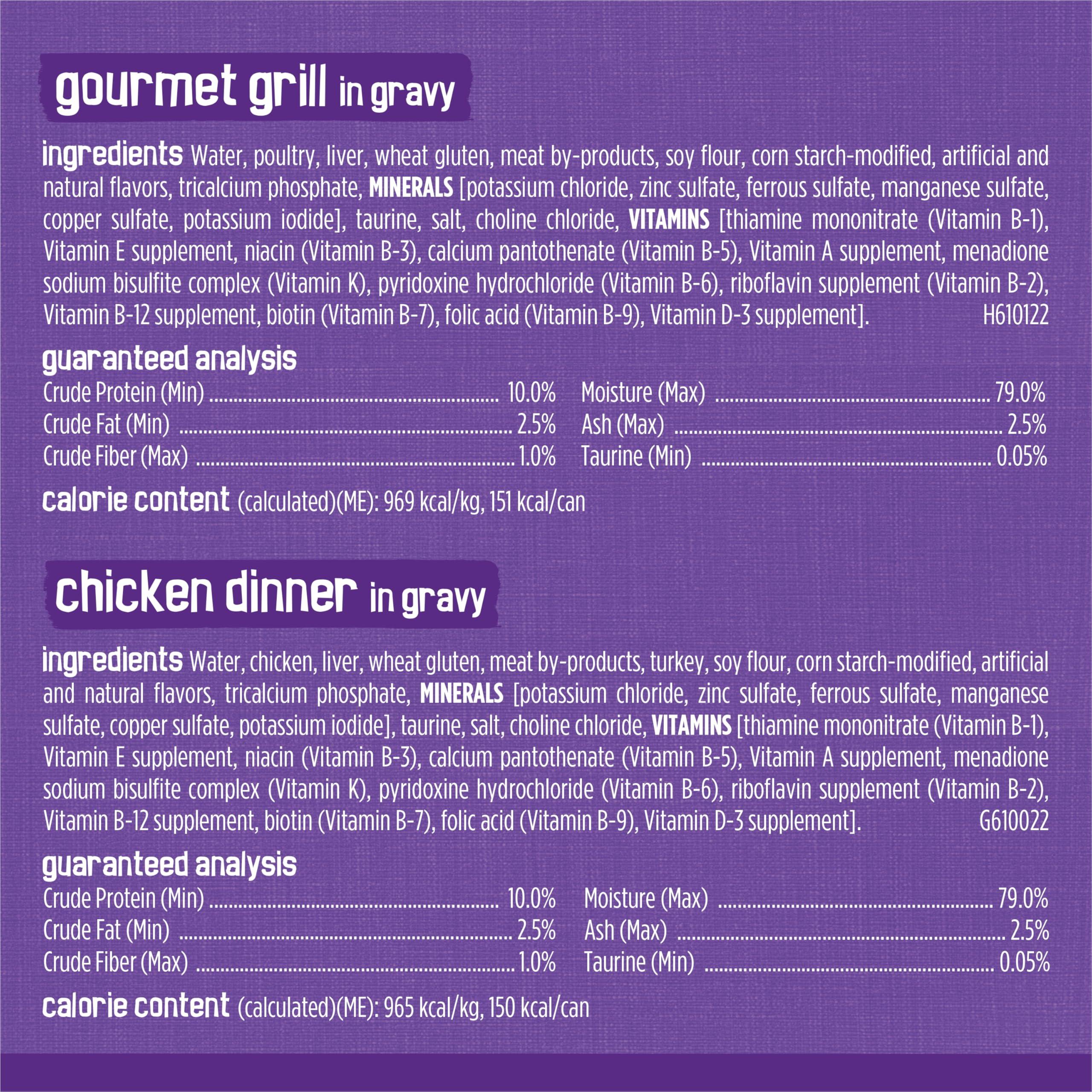 Purina Friskies Gravy Wet Cat Food Variety Pack, Meaty Bits - (Pack of 24) 5.5 oz. Cans - Image 8