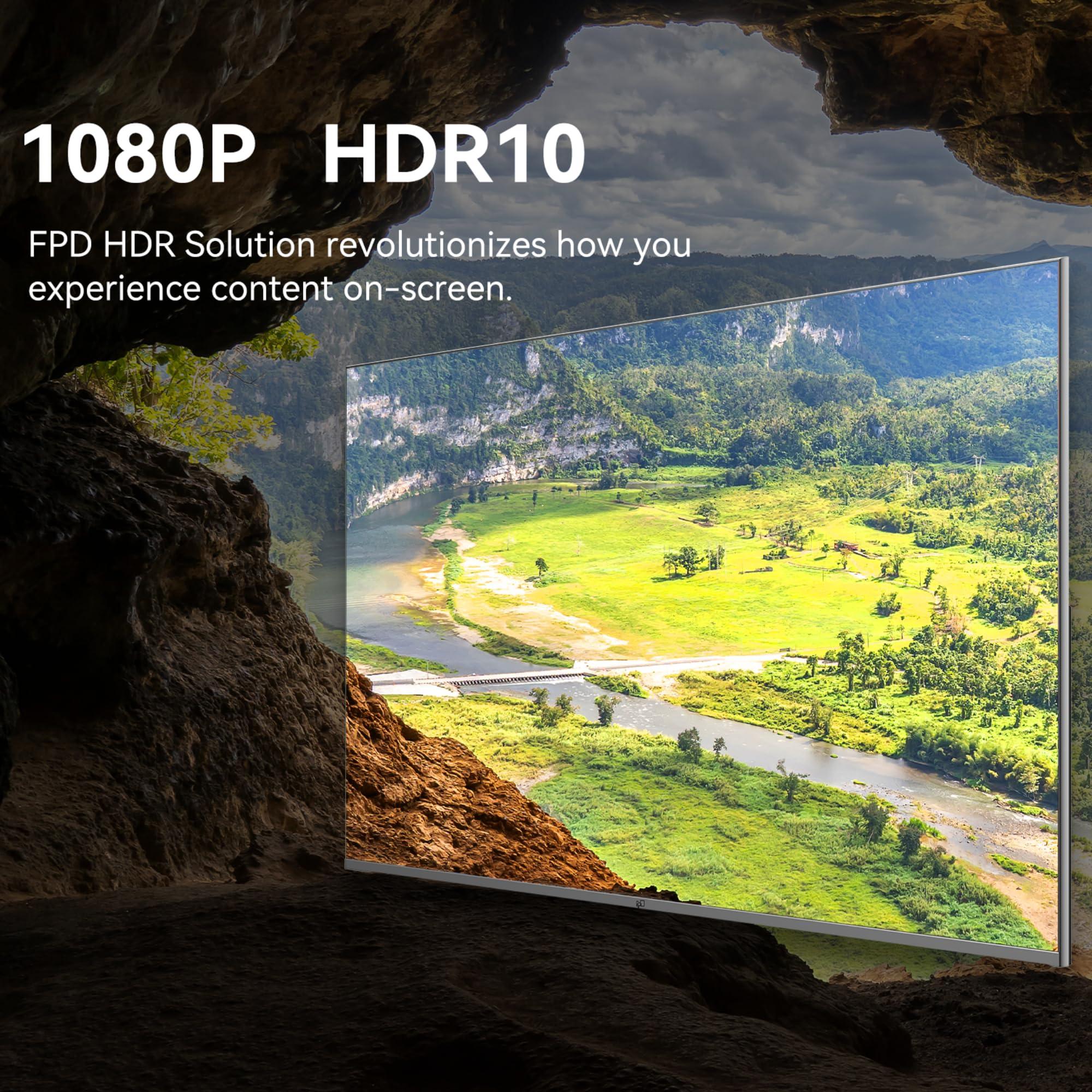 FPD Palette-Series 43 Inch LED Television, Smart TV, Google Cast Built in, Streaming Live, Android TV, WiFi, Full HD, 1080p, Flat Screen, Frame, Ultra Thin, HDR10, Bluetooth, Vesa, Hdmi, 2025 - Image 2