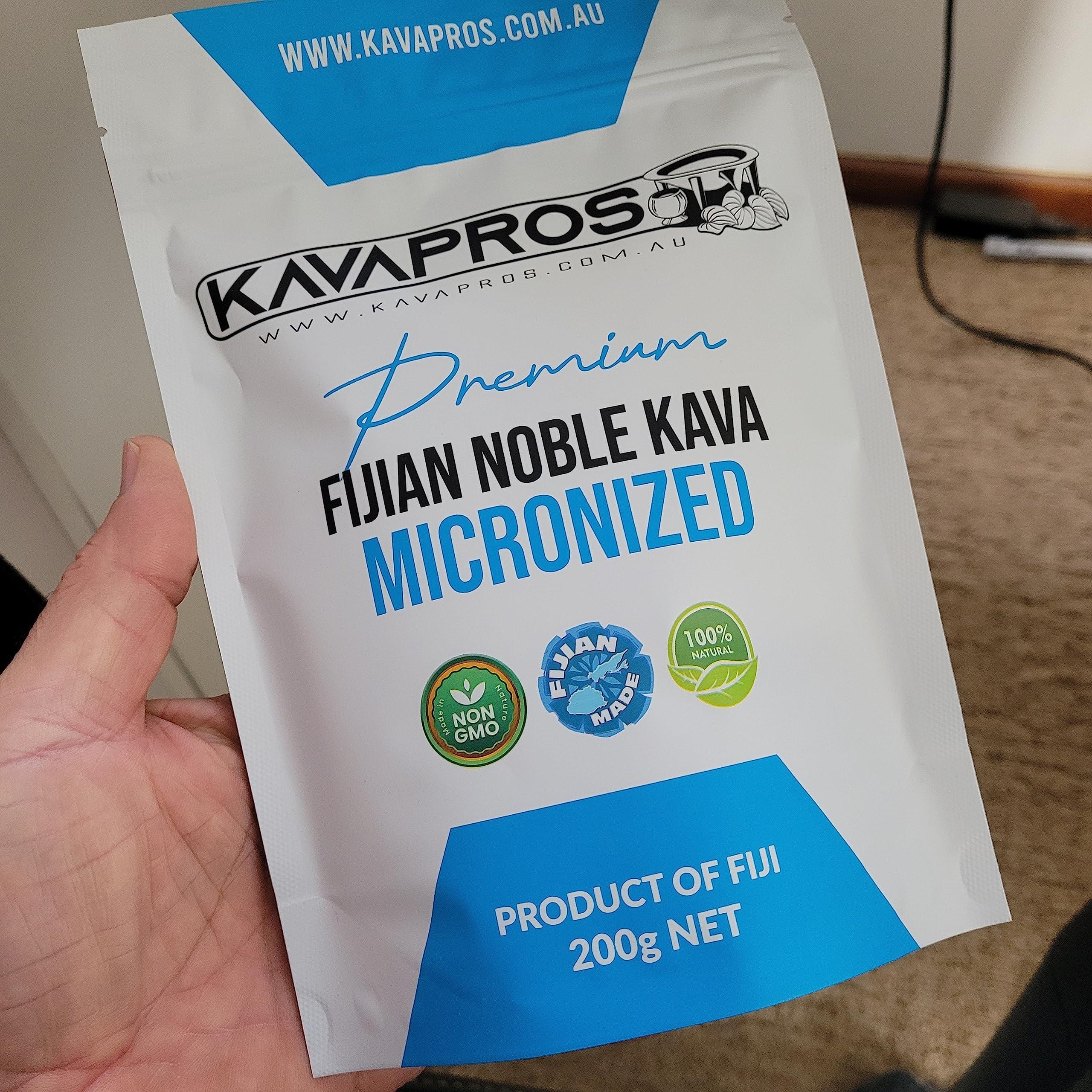 Kava Pros Premium Micronized Kava Pure Organic Fiji Kava Powder Made from 6yr Old Root - Image 2