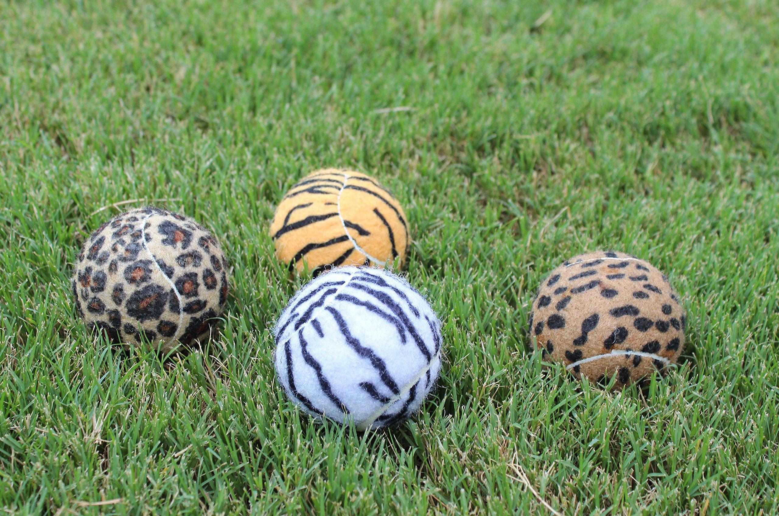 Unique Sports Launch-It Dog Ball Launcher with 4 Animal Print Squeaker Balls - Image 7
