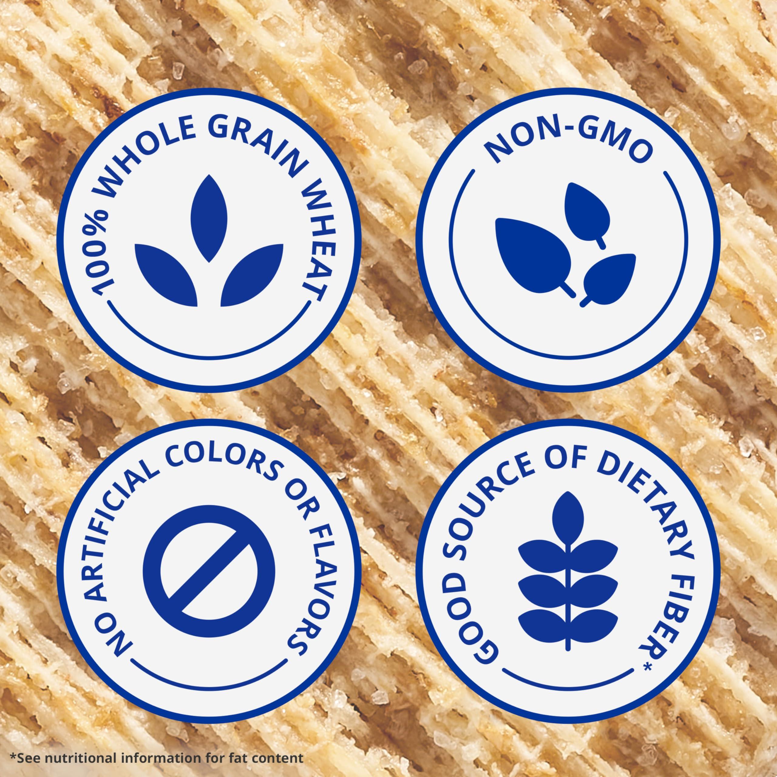 Triscuit Whole Grain Wheat Crackers 4 Flavor Variety Pack, Lunch Snacks, Bulk Snack Crackers, 4 Boxes - Image 5