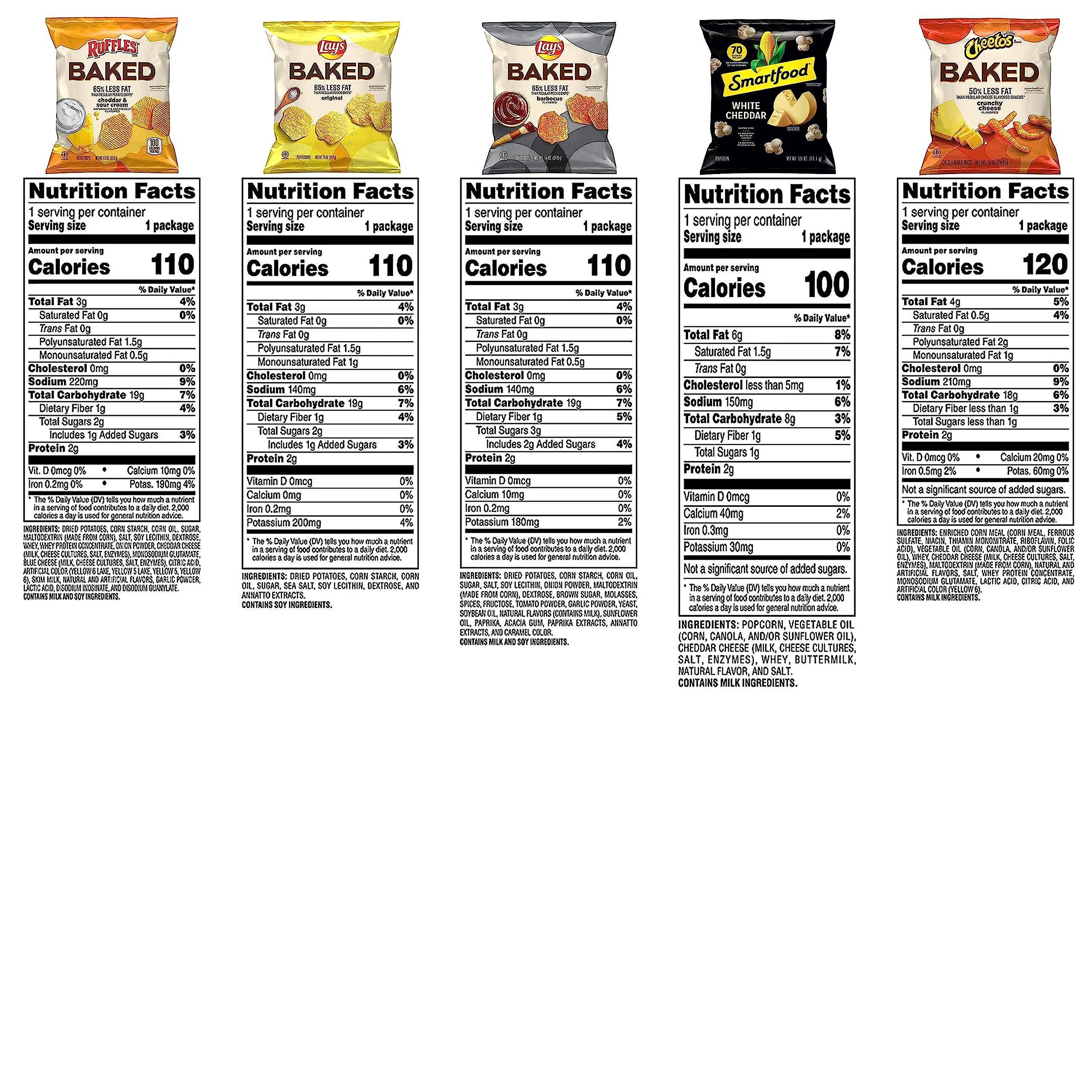 Frito Lay Baked & Popped Mix Variety Pack, (Pack of 40) - Image 7