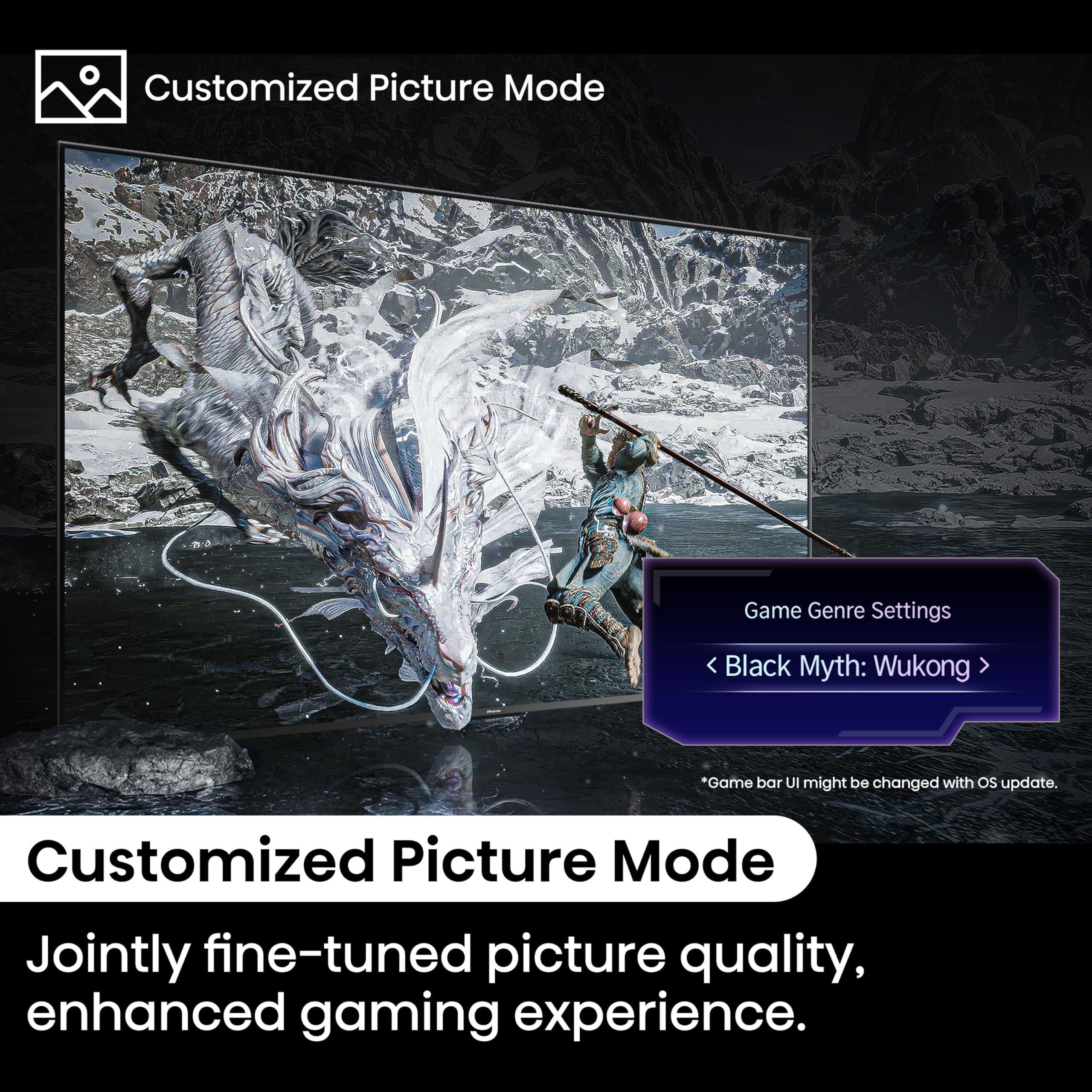 Hisense 65-Inch Class U7 Series Mini-LED ULED 65U7N, QLED, Full Array Local Dimming, Google Smart TV, Alexa Compatibility, 144Hz Game Mode Pro, VRR, 4K UHD, 2024 Model, Dolby Vision IQ, Dolby Atmos - Image 9