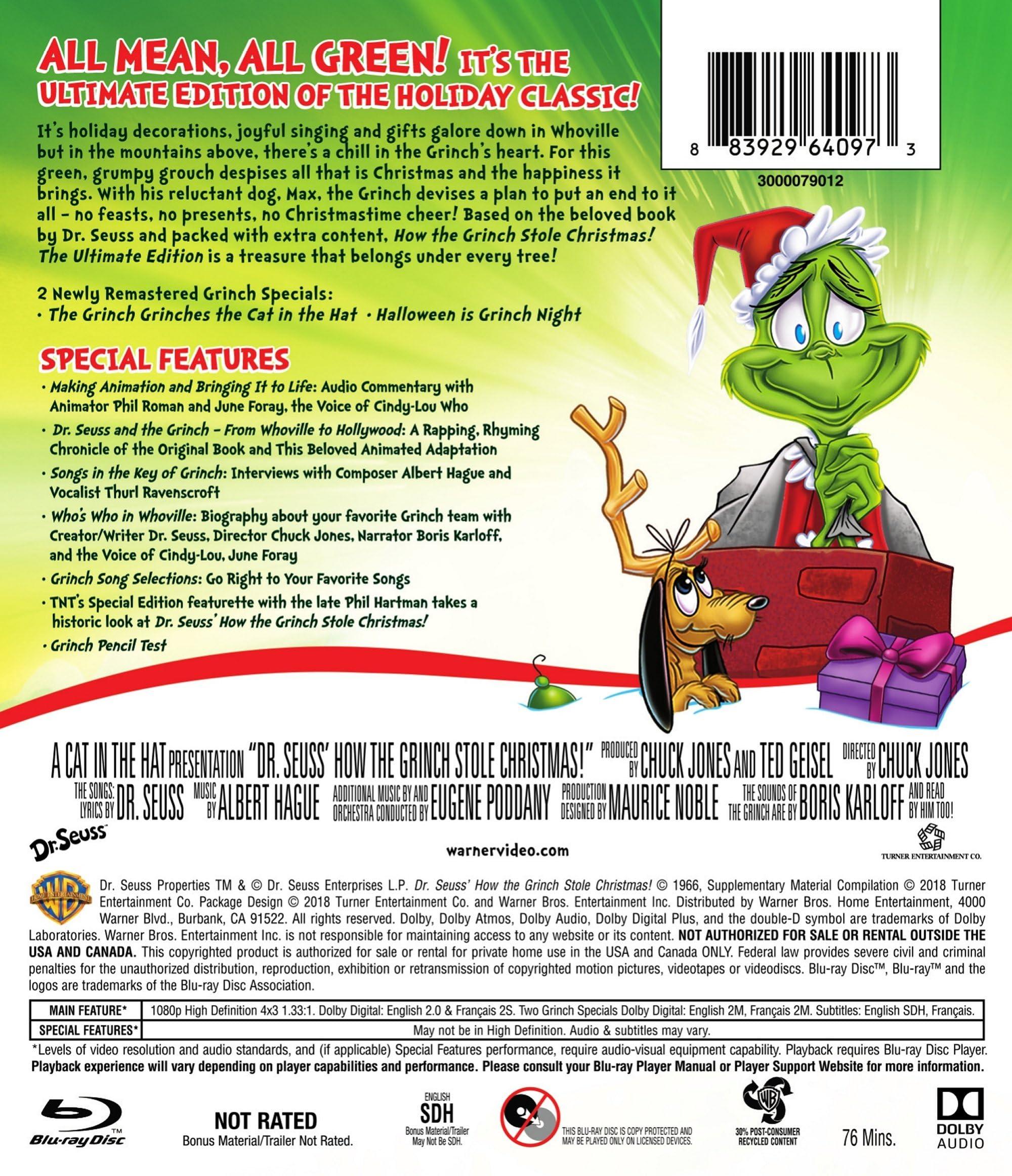 How the Grinch Stole Christmas: Ultimate Edition (BD) [Blu-ray] - Image 3