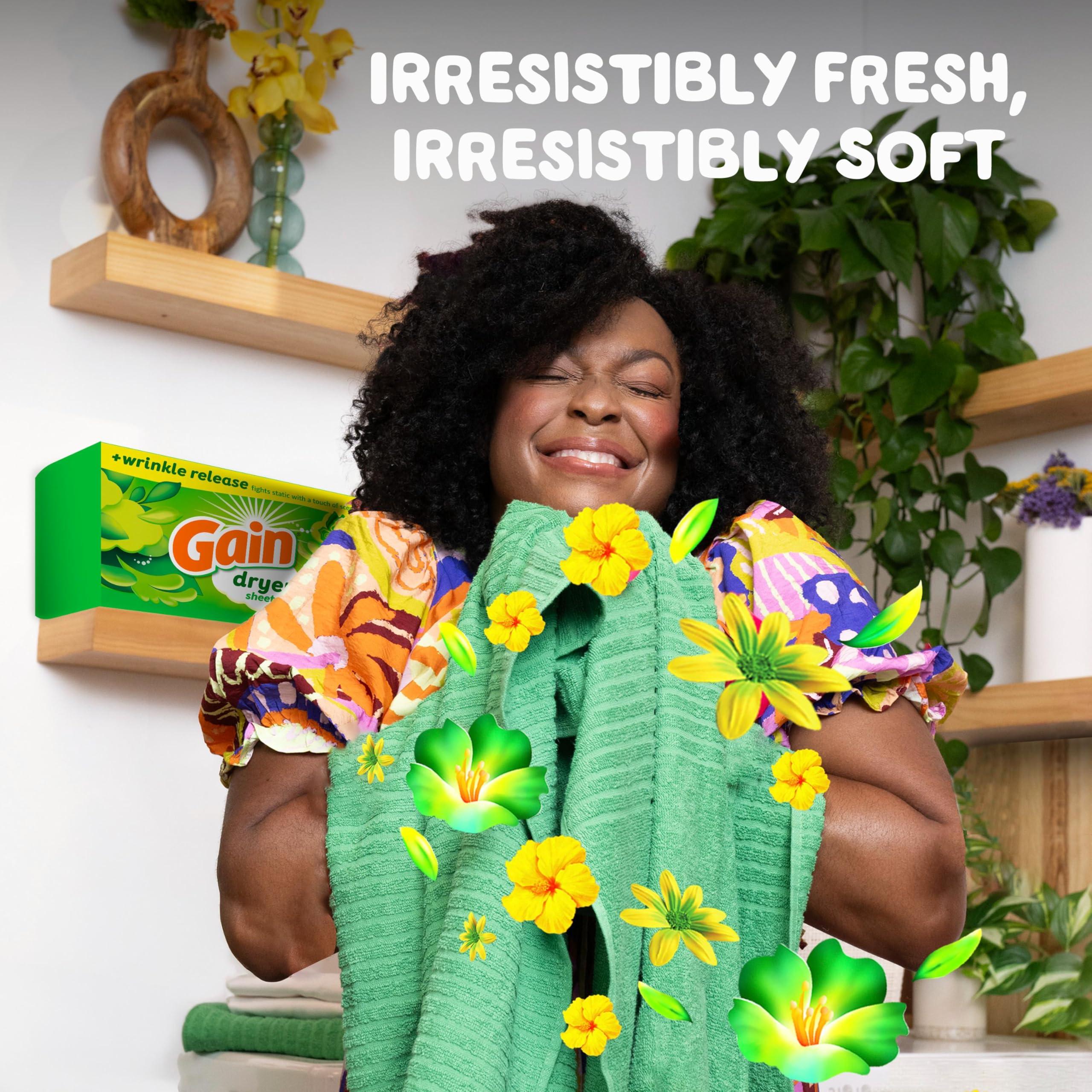 Gain Original Dryer Sheets, 120 Count - Image 4