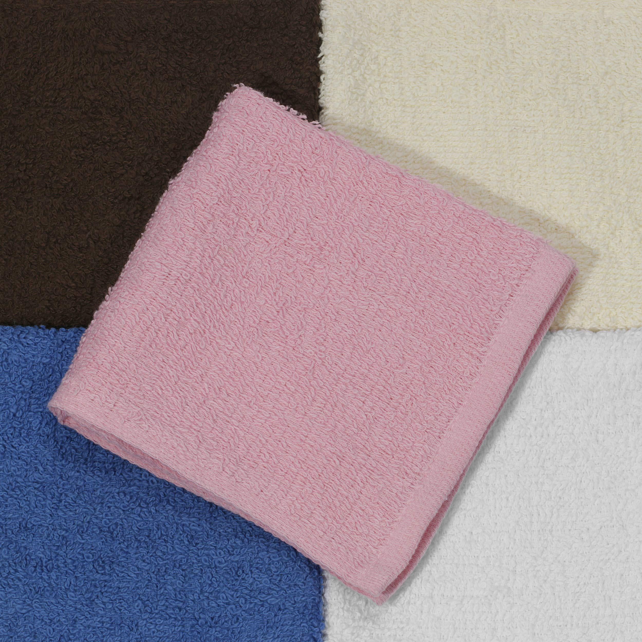 SIMPLI-MAGIC 79264 Cotton Washcloths, Size: 12”x12”, Multi Color, 50 Pack - Image 5