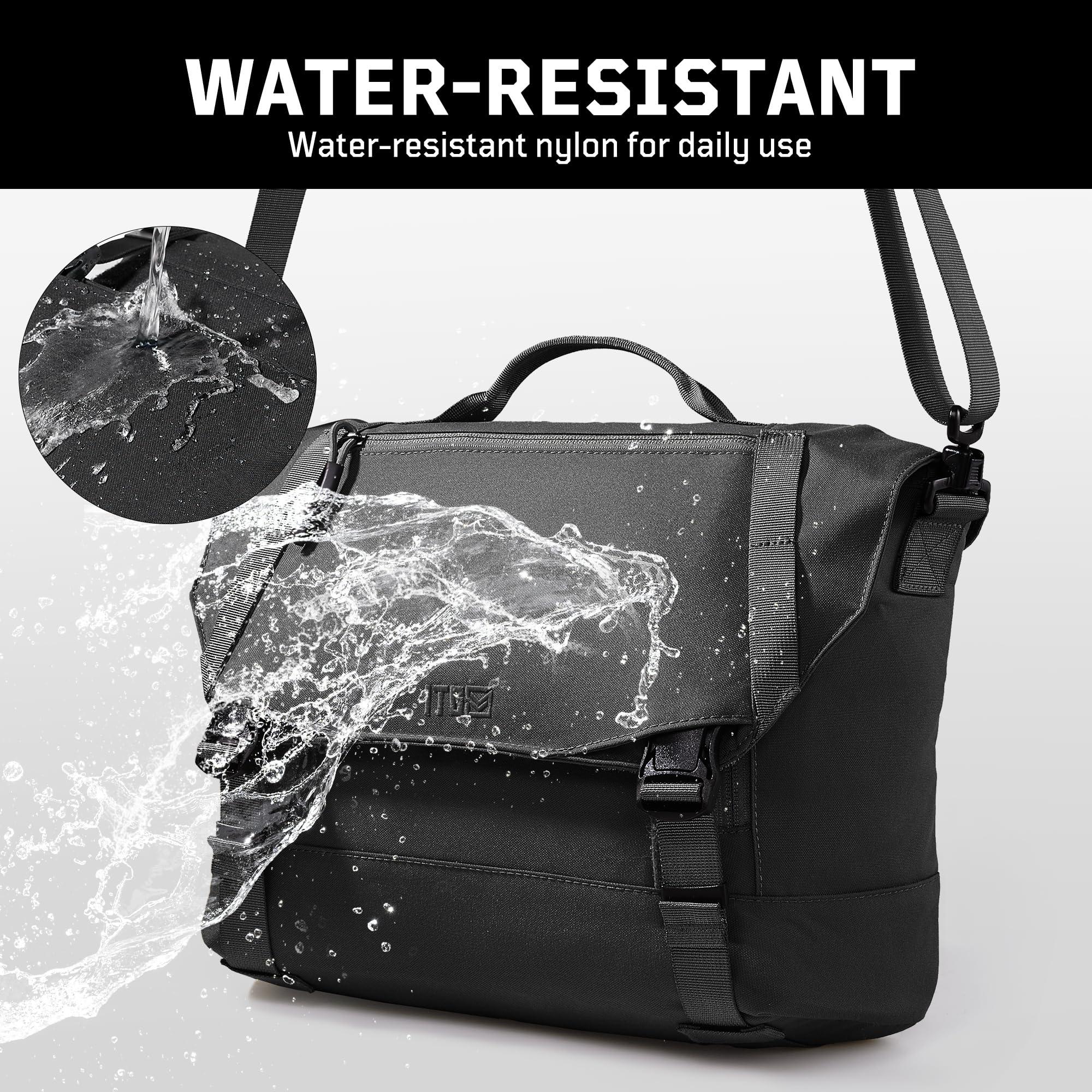 Tactical Messenger Bag for Men,Nylon Shoulder Bags,Satchel Bags for Men Women,Crossbody Bag for Travel Work School - Image 8
