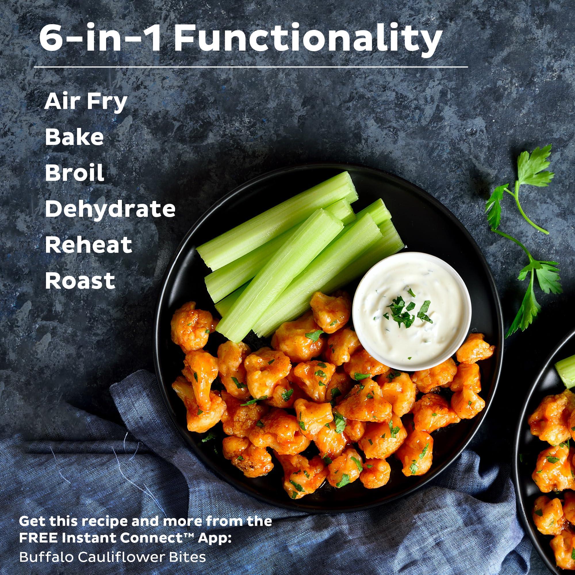 Instant Pot Vortex Plus 4QT Air Fryer, Custom Program Options, 6-in-1 Functions Crisps, Broils, Roasts, Dehydrates, Bakes, Reheats, 100+ In-App Recipes, from the Makers of Instant Pot, Stainless Steel - Image 6