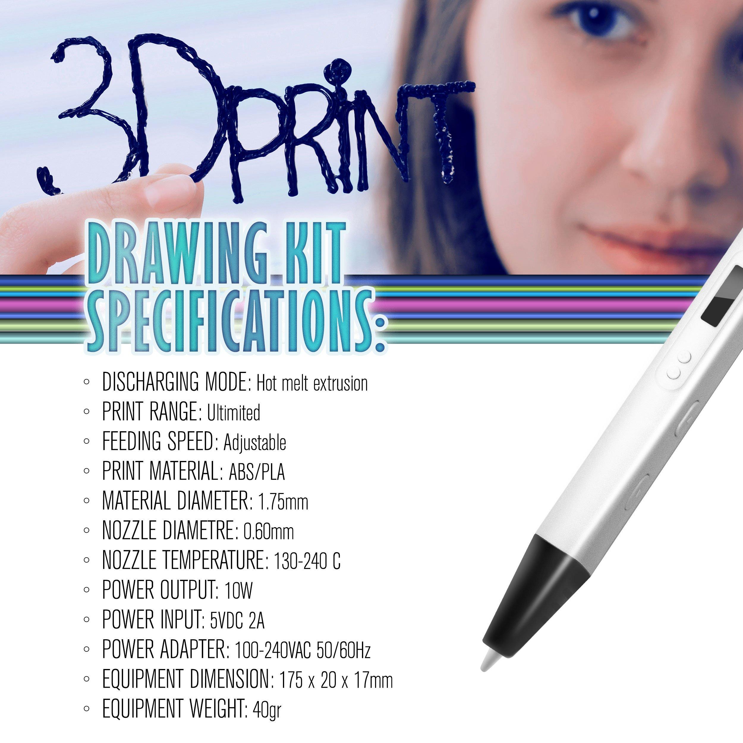 MYNT3D Professional Printing 3D Pen with OLED Display - Image 5