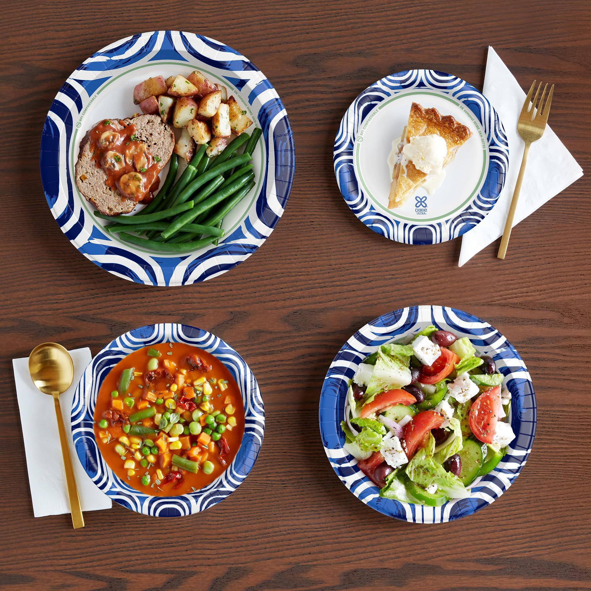 Dixie Ultra, Large Paper Bowls, 20 Oz, 56 Count, Microwave Safe, Compostable, Disposable Bowls Great For Breakfast, Lunch, And Dinner Meals - Image 4
