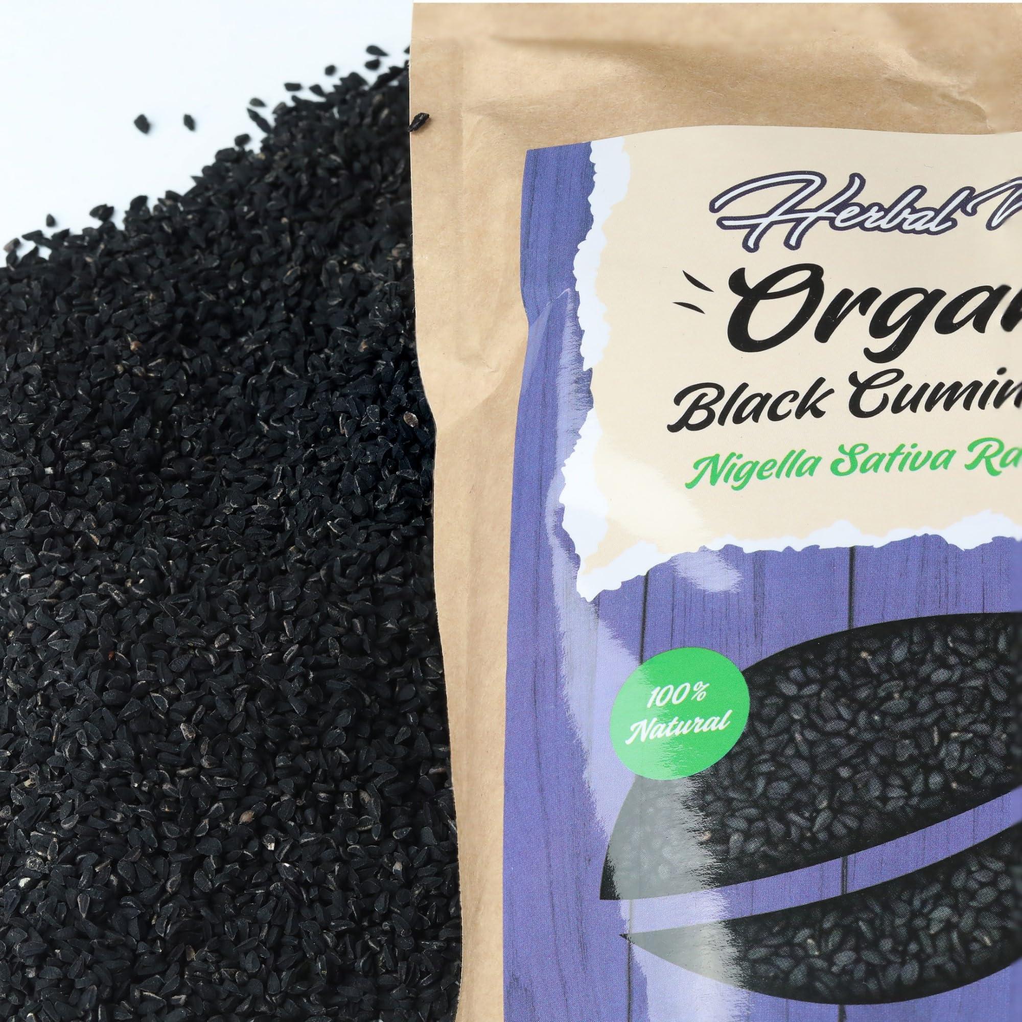 Herbal Wind Black Cumin Seed - Organic Nigella Seeds, 7 Oz (200 Gr) Premium Grade%100 Natural, Freshly Packed Nigella Sativa Raw Food & Organic Seeds | Vegan, Non-GMO, Gluten Free - Image 3