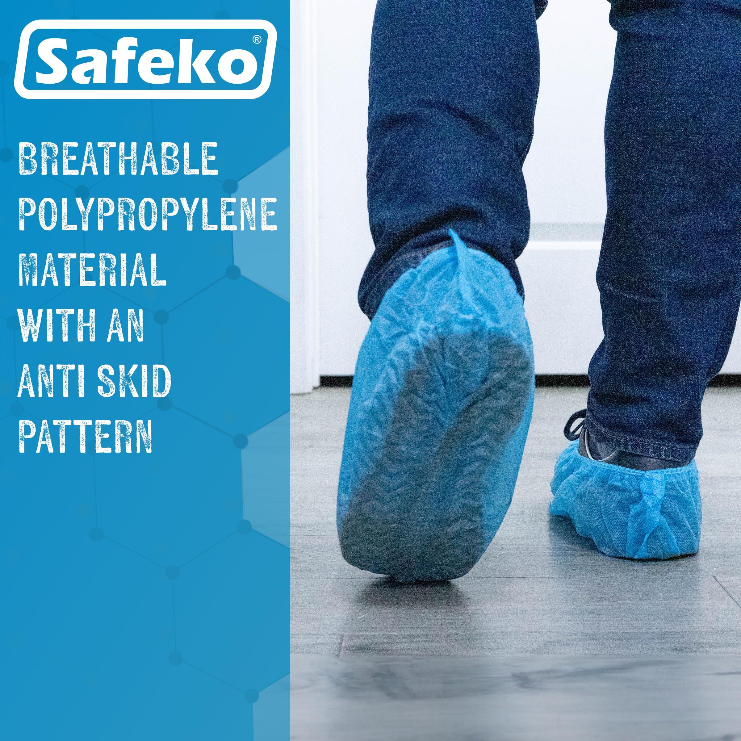 SAFEKO Premium Disposable Boot & Shoe Covers Booties, Durable, Non-Slip, Non-Toxic, Recyclable Protectors, Fits Most Shoes - Pack of 100 (50 Pairs) - Image 6