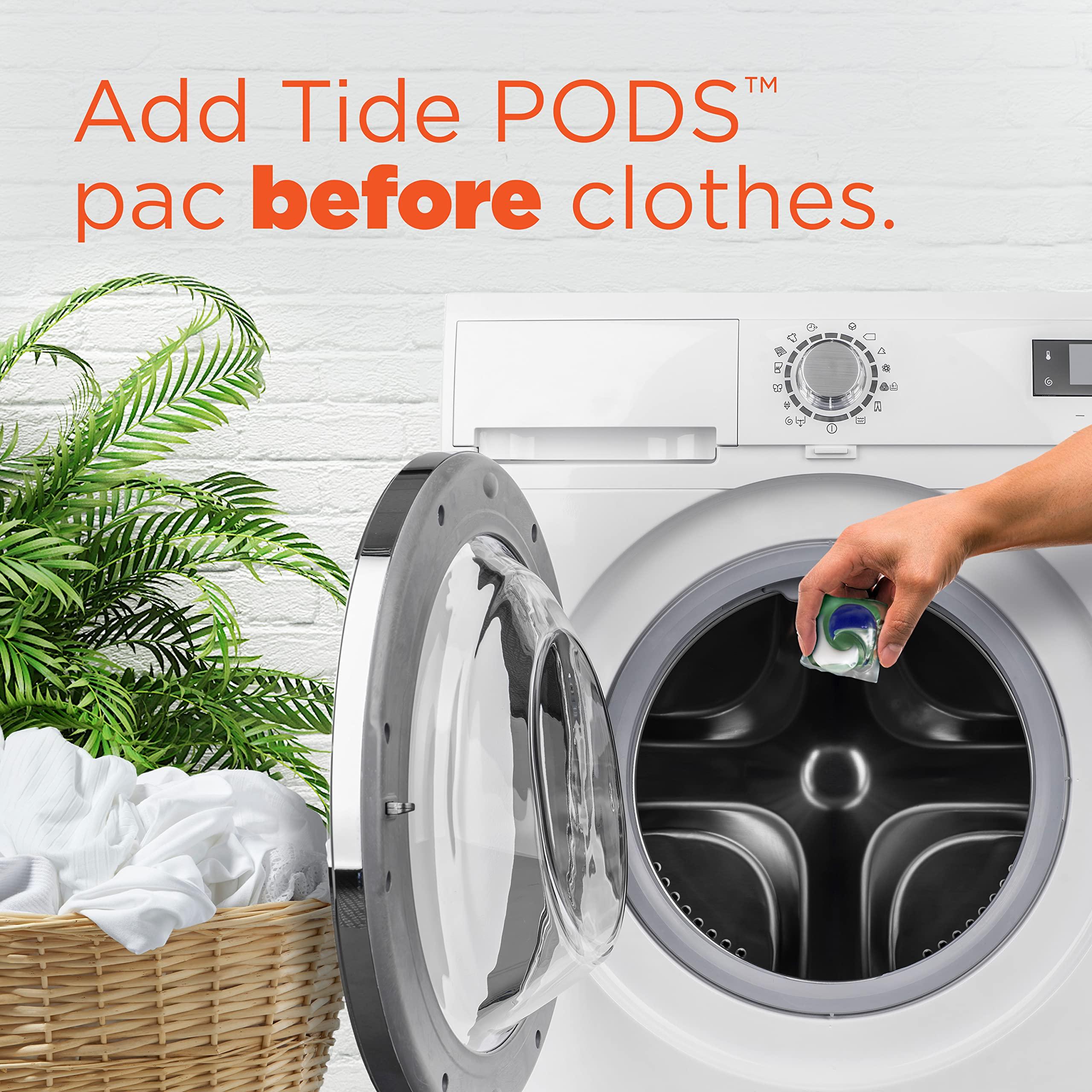 Tide Pods Laundry Detergent, Clean Breeze, 57 Pacs Capsules, 46 Ounce - Image 8