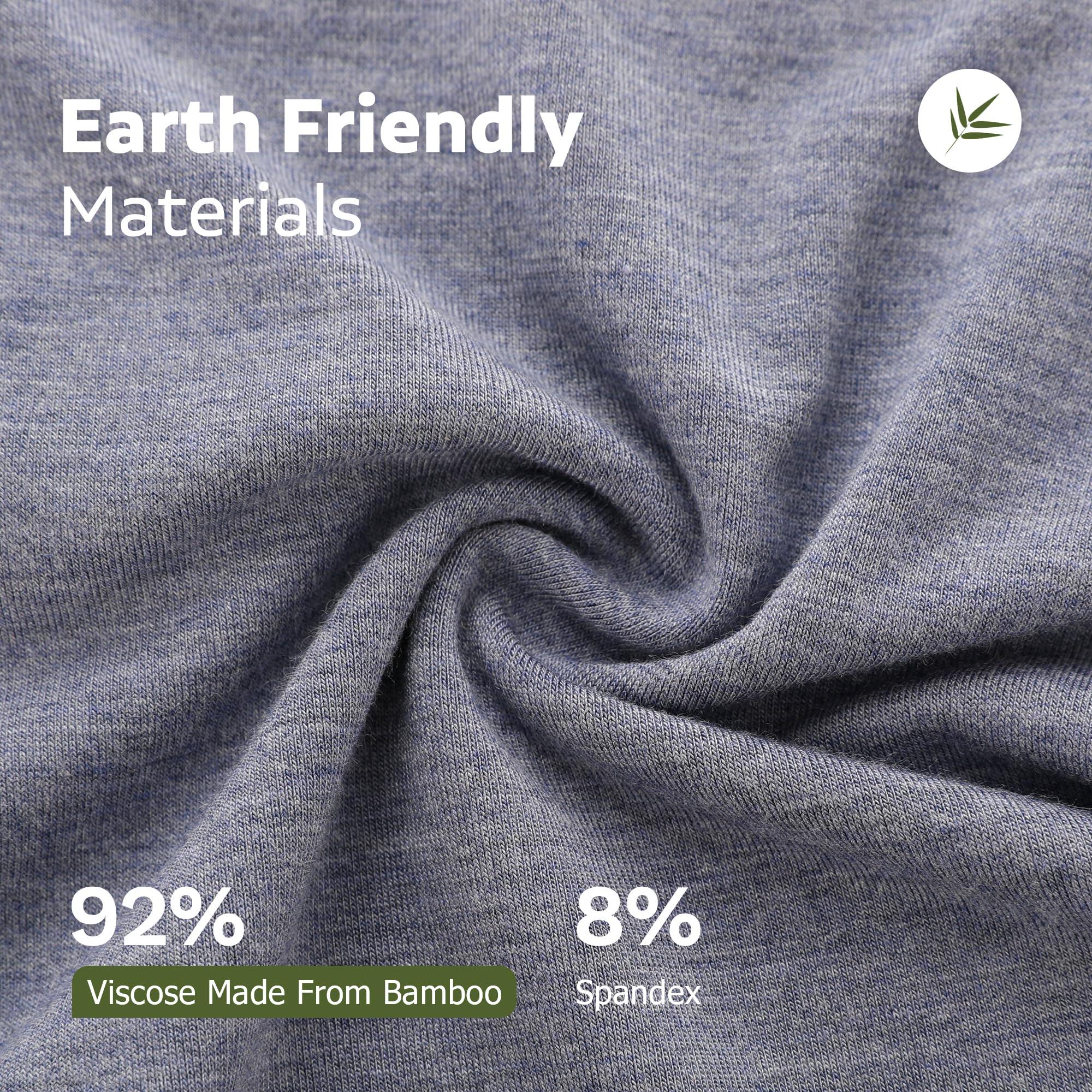 BAMBOO COOL Men's Ultra Breathable Underwear,No Riding Up Boxer Briefs with ComfortFlexible Waistband,Multipack - Image 4