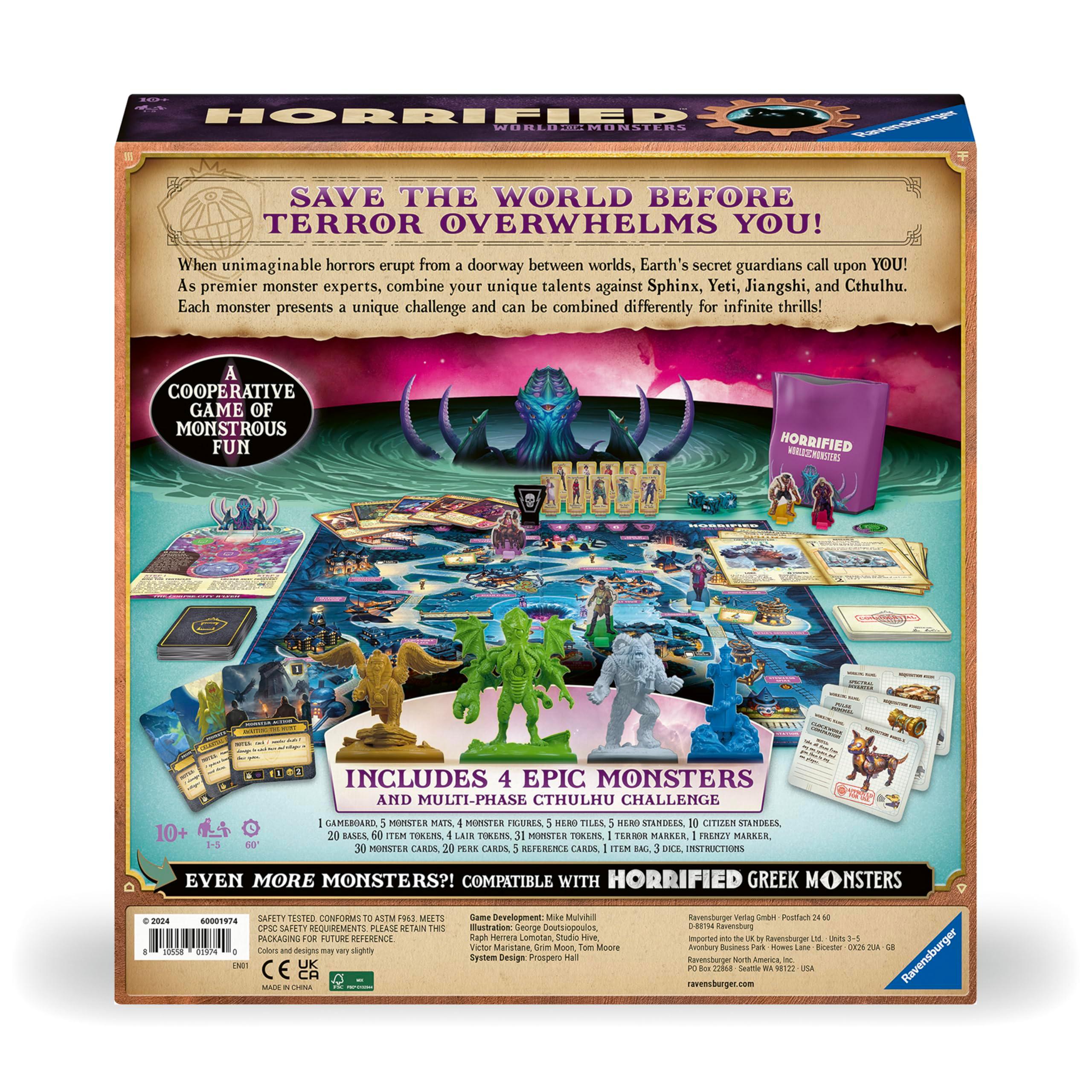 Ravensburger Horrified: World of Monsters Cooperative Strategy Board Game for Ages 10 and Up - Image 6