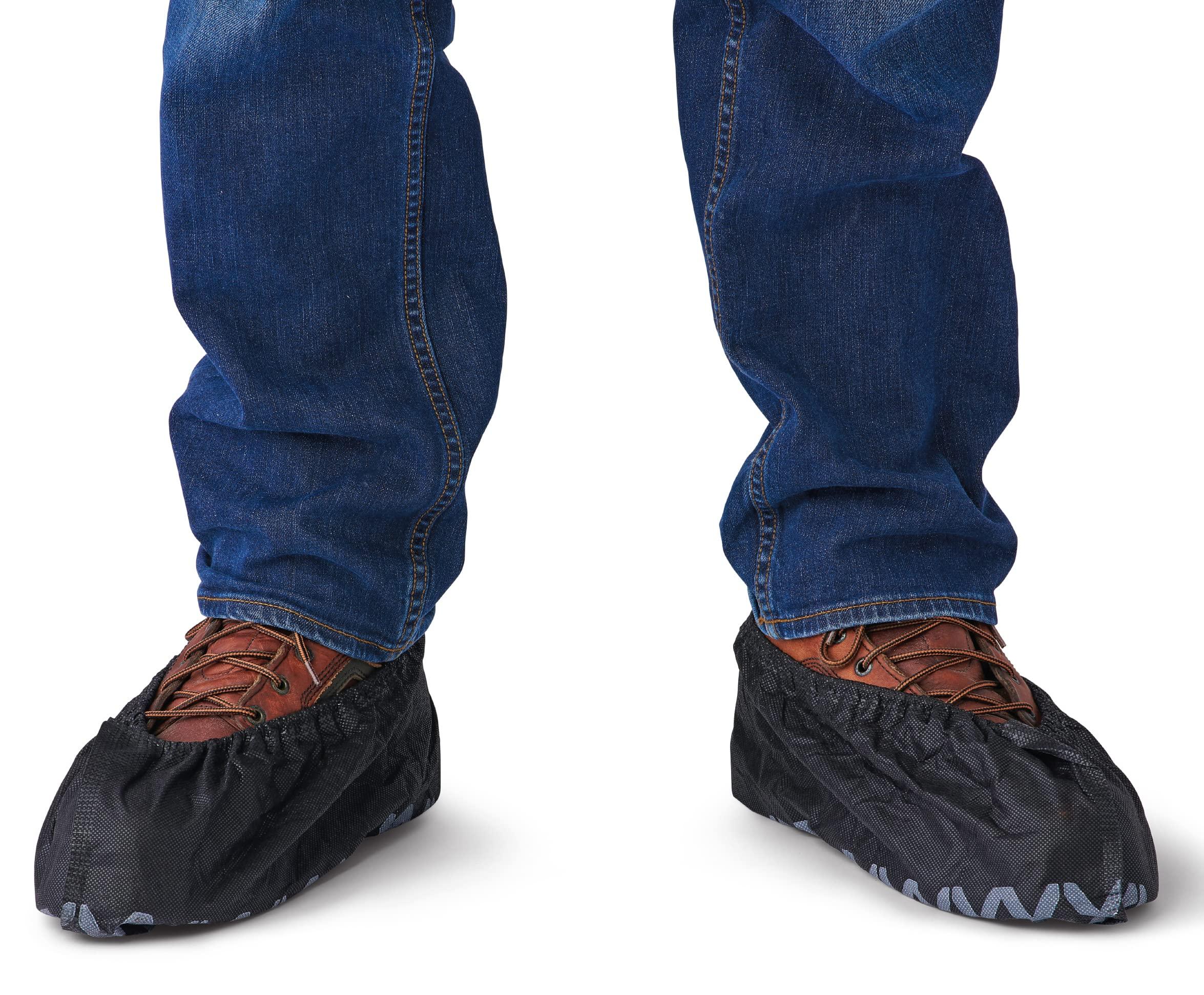Venom Steel Boot and Shoe Covers, Tough, Easy On, Fits Over Boots, Improved Grip, Value Pack, 12 Pairs Per Box - Image 7