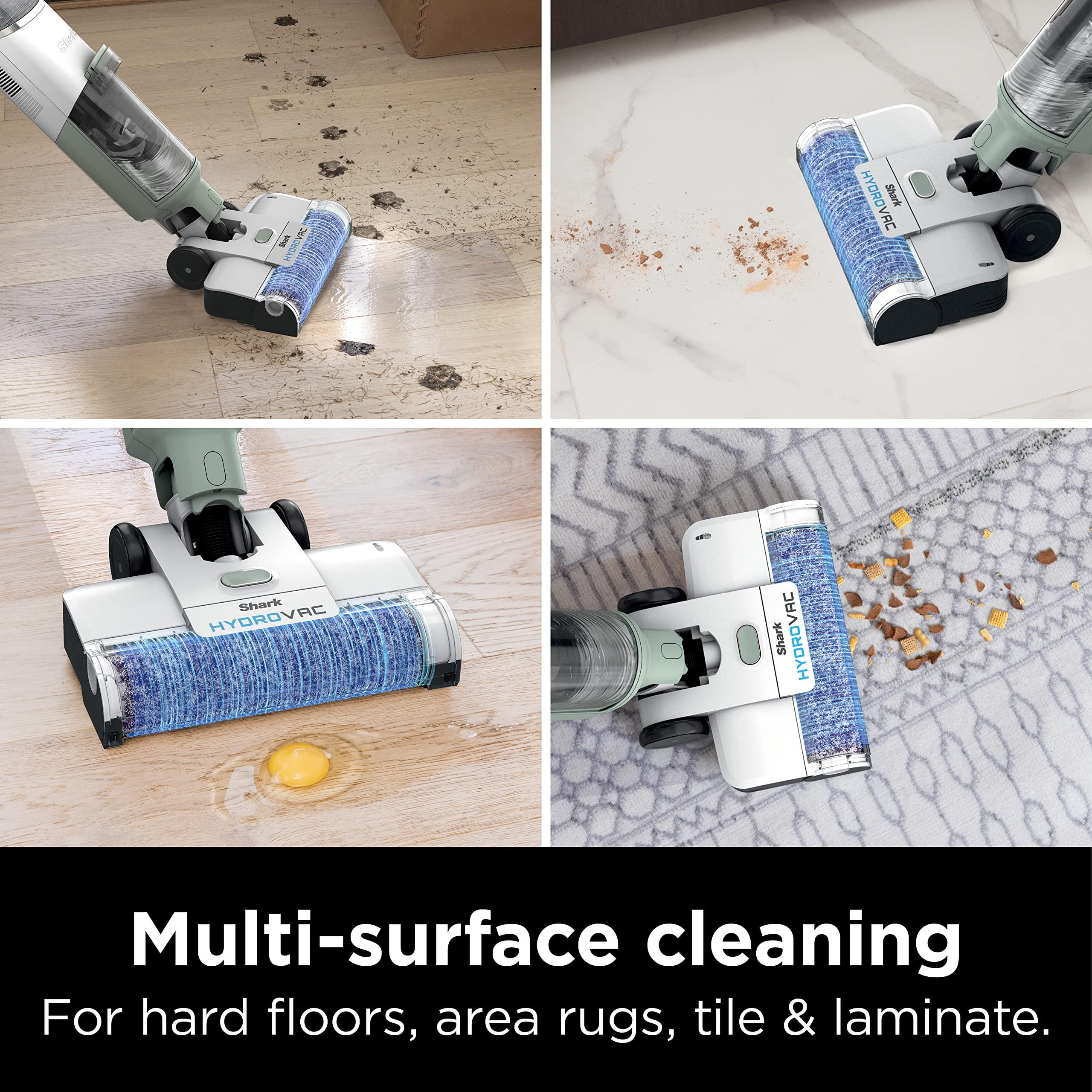Shark AW302 HydroVac Cordless Pro XL 3-in-1 Vacuum, Mop & Self-Cleaning System with 2 Brushrolls & 2 Solutions for Multi-Surface Cleaning, for Hardwood, Tile, Area Rug & More, Tea Green - Image 3