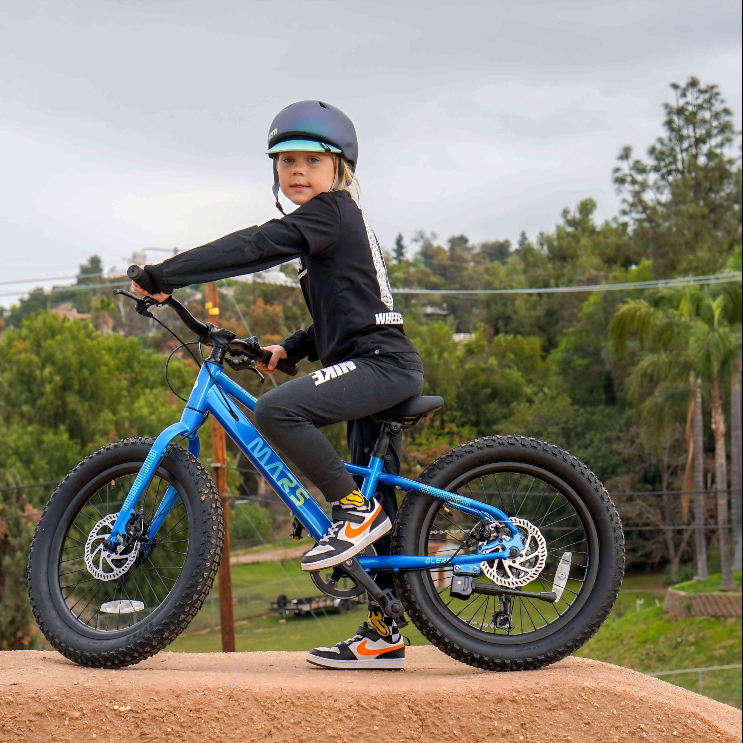 Glerc Mars Kids Mountain Bike, 20 24 Inch Fat Tire Bike for Teen Ages 6-14 Year Old, Bicycle with 2.8-Inch Wide Tires and 6 Speed Drivetrain, Multiple Colors - Image 3