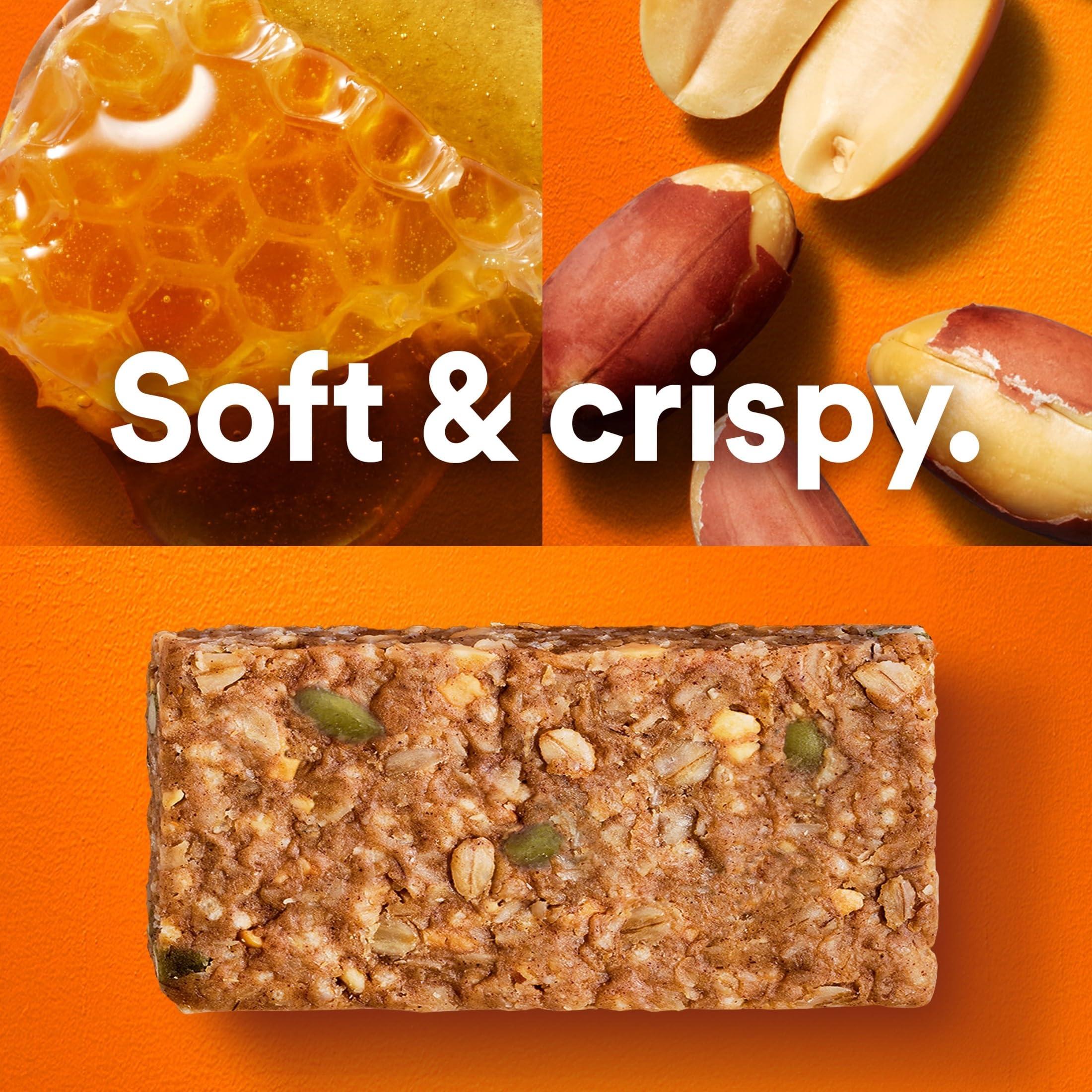 RXBAR Nut Butter and Oat Protein Bars, Protein Snacks, Snack Bars, Honey Cinnamon Peanut Butter, 23.2oz Box (12 Bars) - Image 6