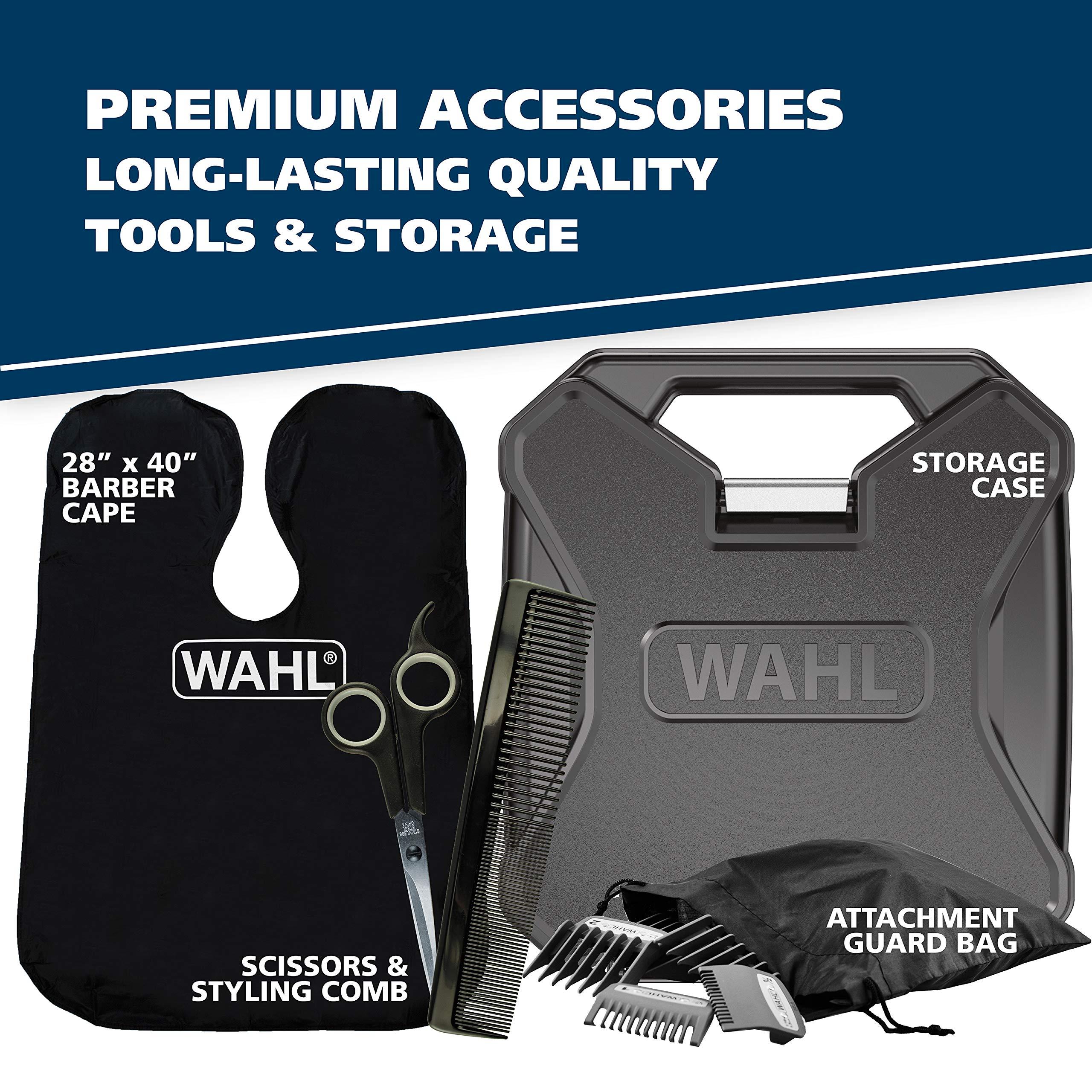 Wahl USA Elite Pro High-Performance Corded Home Haircut & Grooming Kit for Men – Electric Hair Clipper – Model 79602M - Image 5