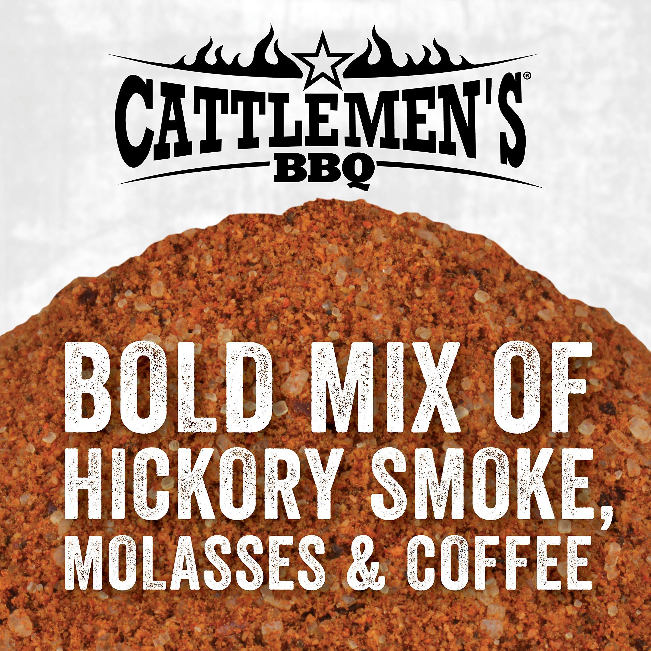 Cattlemen's Cowboy Rub, 27.25 oz - One 27.25 Ounce Container of Cowboy BBQ Rub with Hickory Smoke, Molasses and Coffee Flavor, Perfect for Brisket, Chicken or Beef - Image 4