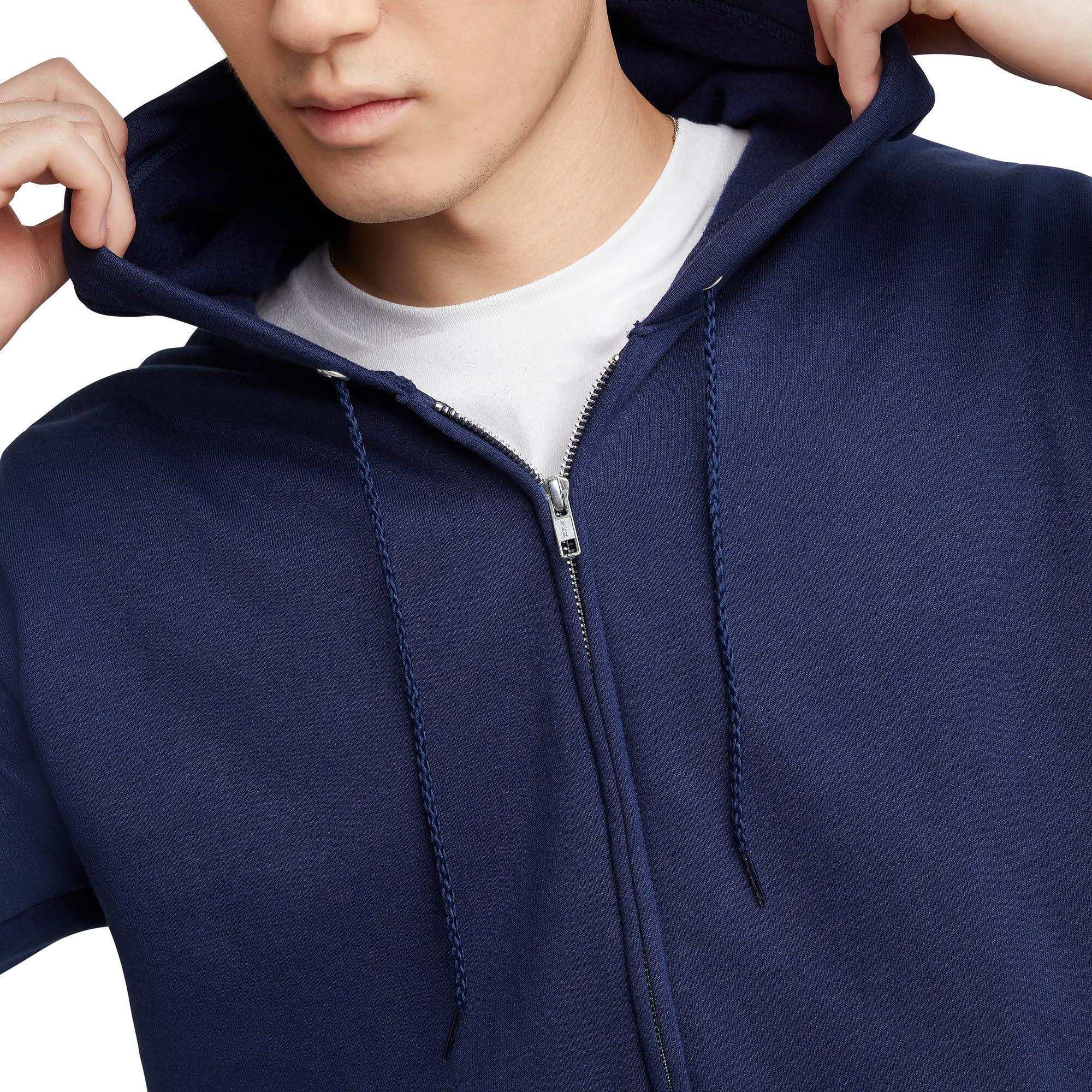 Hanes Men's EcoSmart Fleece Full-Zip Hoodie Sweatshirt - Image 6