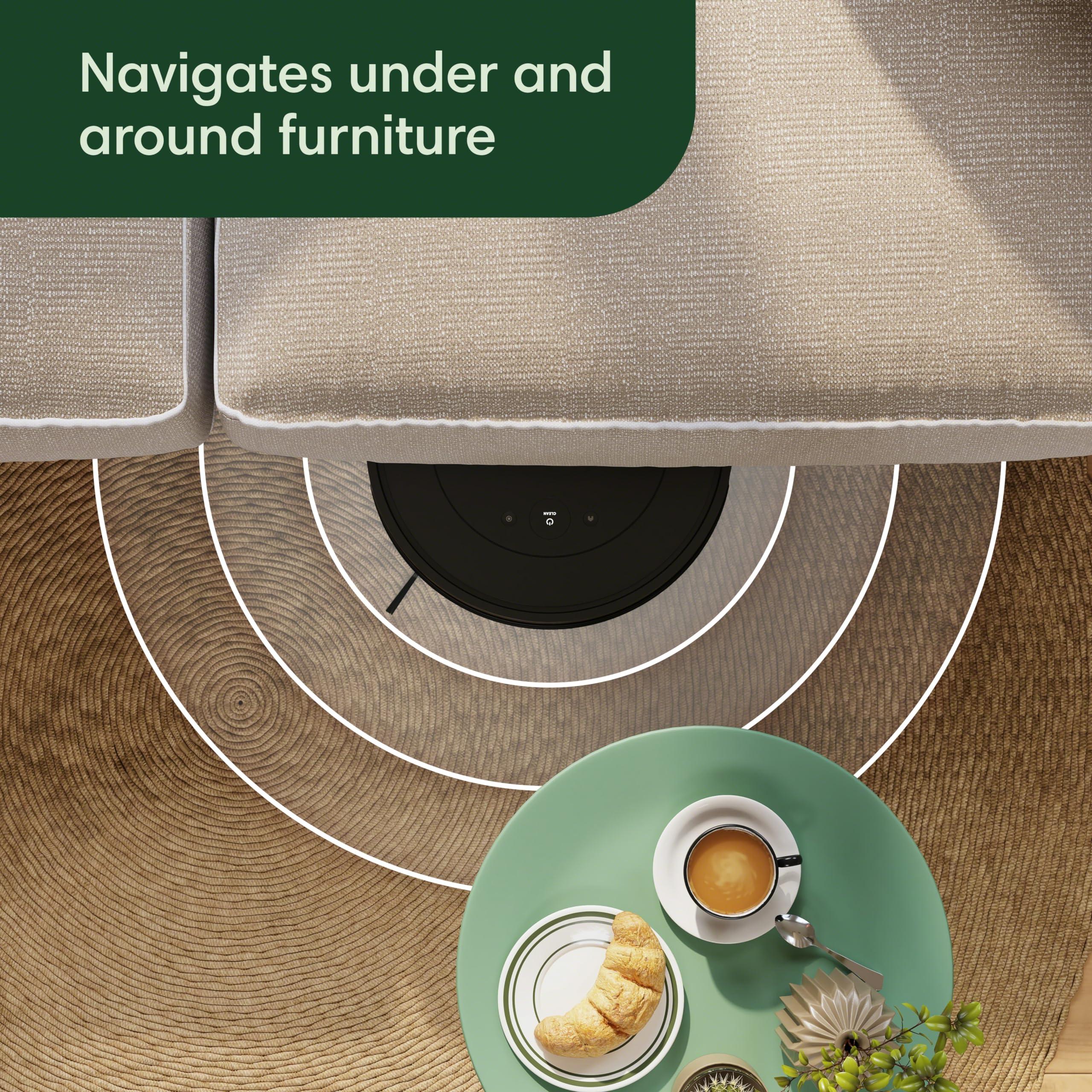 iRobot Roomba Vac Robot Vacuum (Q0120) - Easy to use, Power-Lifting Suction, Multi-Surface Cleaning, Smart Navigation Cleans in Neat Rows, Self-Charging, Alexa - Image 6