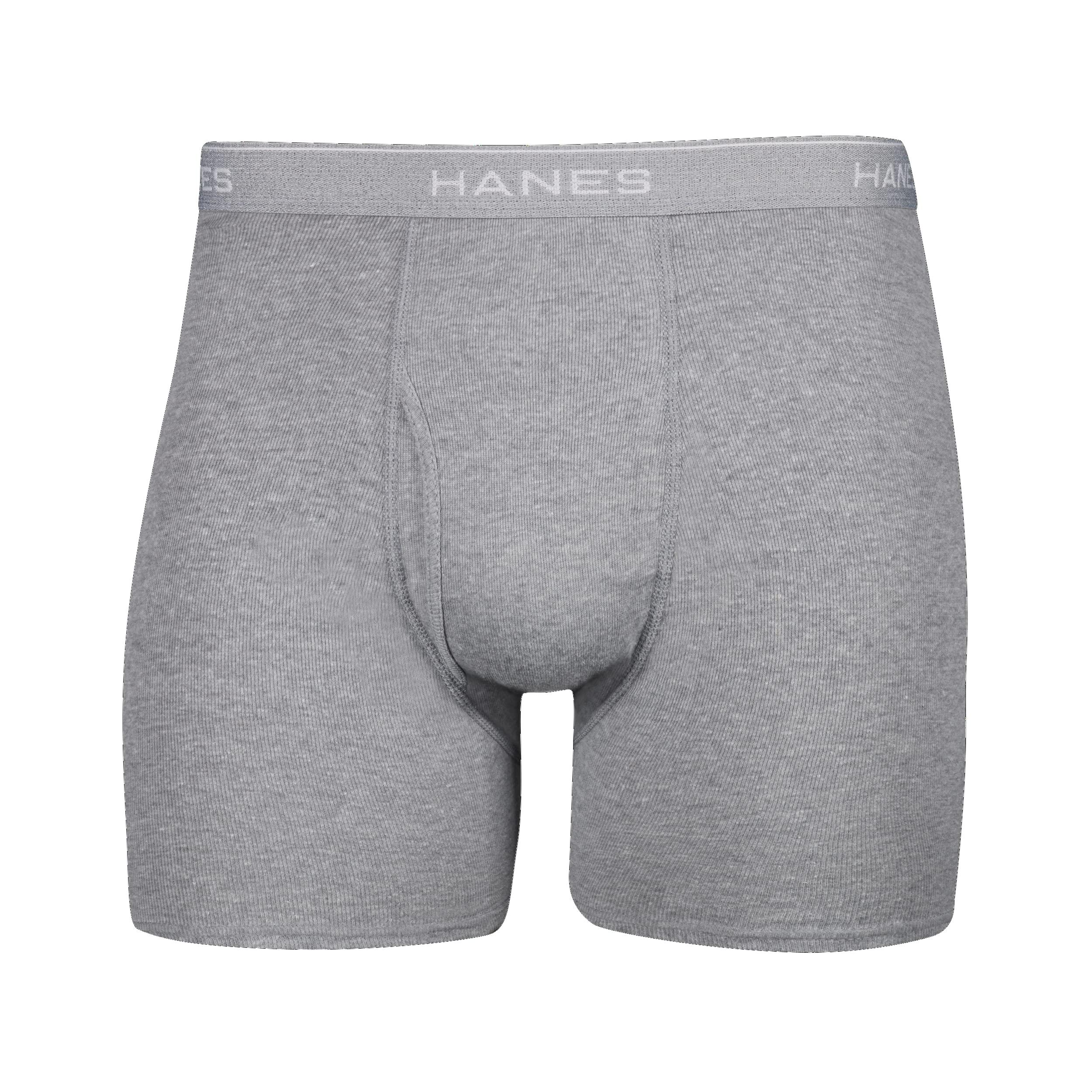 Hanes Men's Boxer Briefs, Cool Dri Moisture-Wicking Underwear, Cotton No-Ride-up for Men, Multi-Packs - Image 4