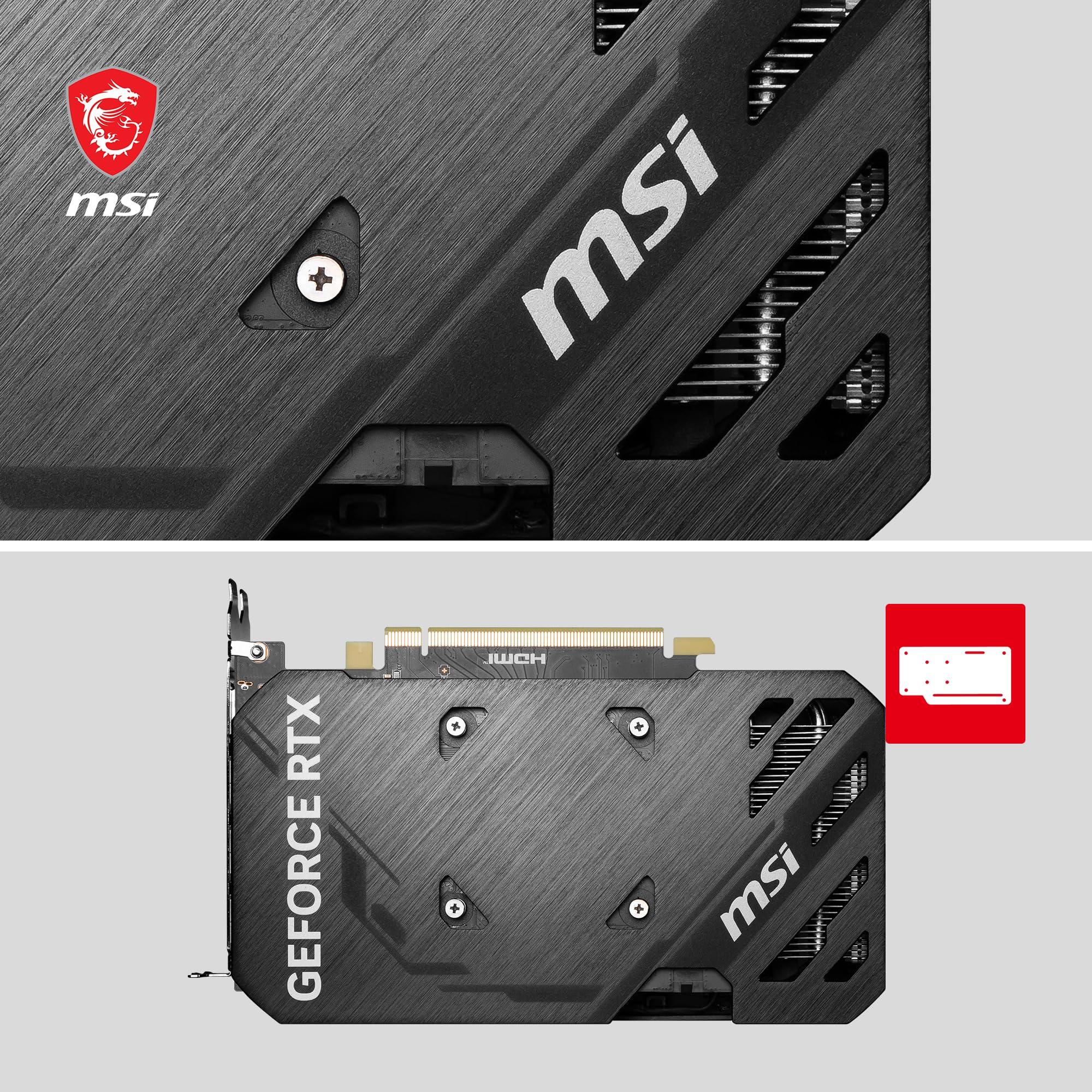 MSI GeForce RTX 4060 Ti Ventus 2X Black 8G OC Graphics Card -NVIDIA RTX 4060 Ti, 8GB GDDR6 Memory, 18Gbps, PCIe 4.0, DLSS3 - Image 5