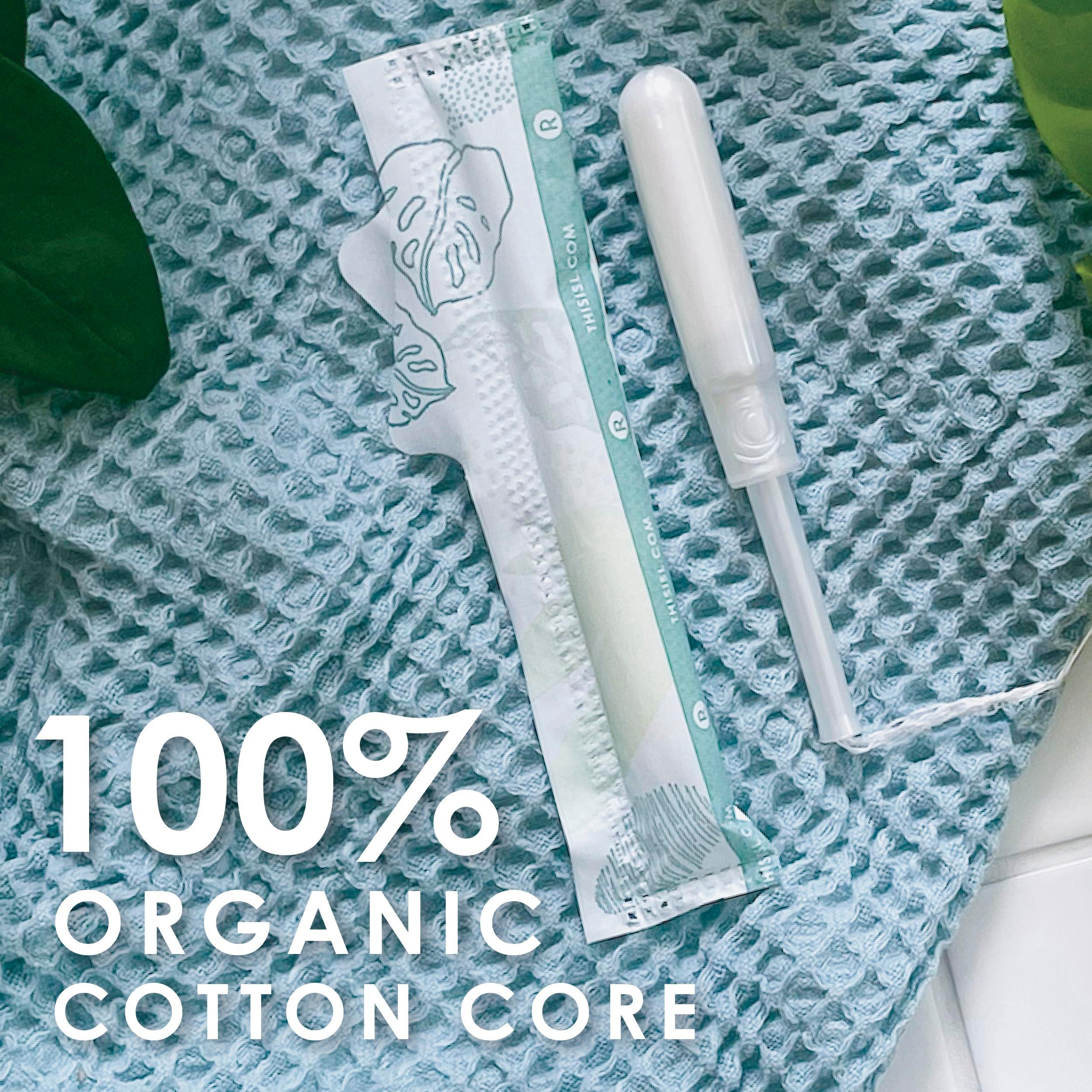 L. Cotton Tampons Regular/Super Absorbency Multipack, Contains an Organic Cotton Core, Made Without Synthetic Pesticides, or Fragrances 84 Count (Packaging May Vary) - Image 4