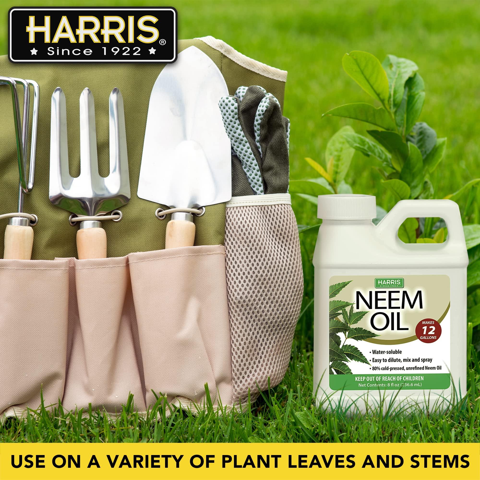 HARRIS Neem Oil Cold Pressed Water Soluble Concentrate, Makes 12 Gallons, 8oz - Image 5