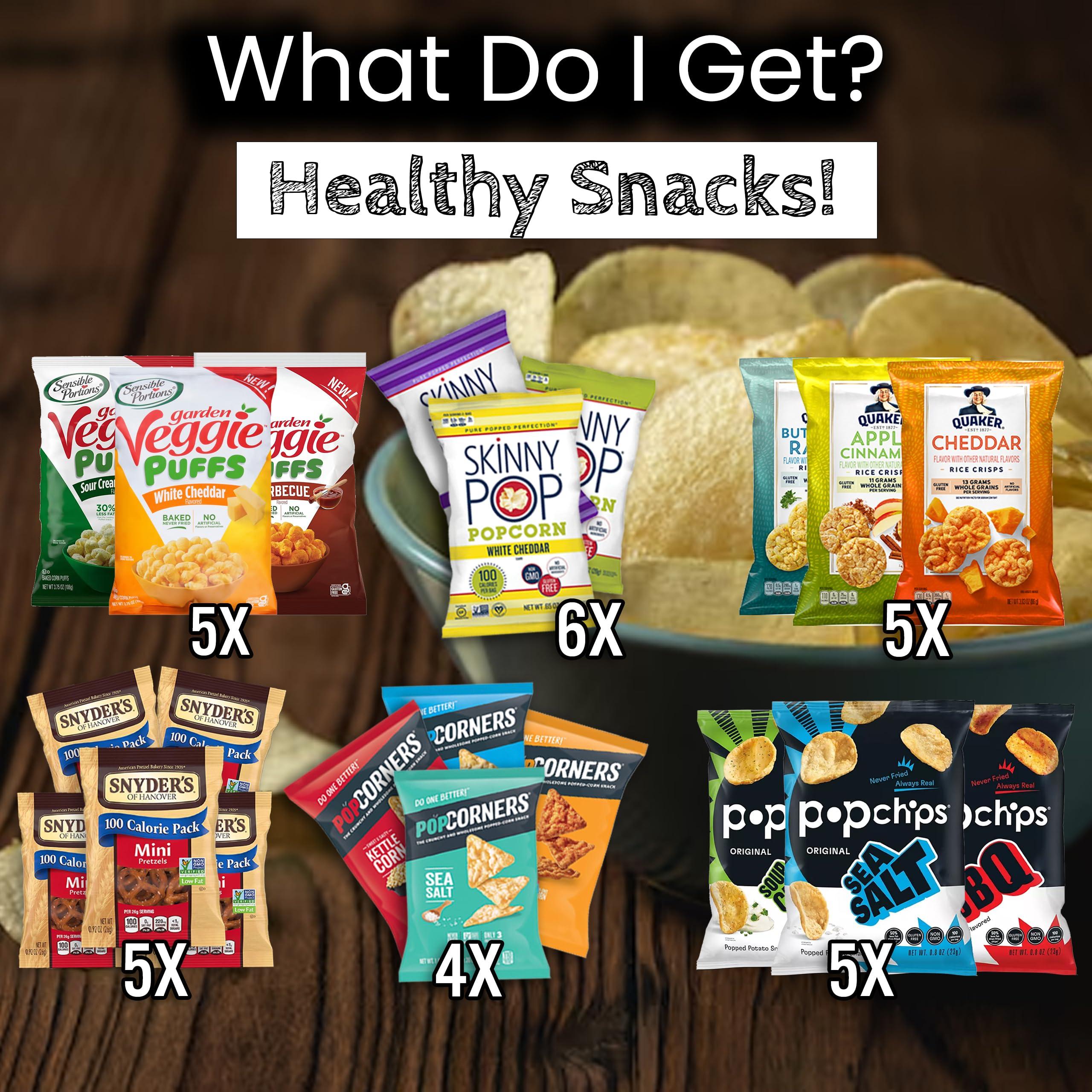Healthy Snacks Variety Pack (30 Items) Bulk Assortment of Healthy Chips, Popcorn & Crisps - Image 3