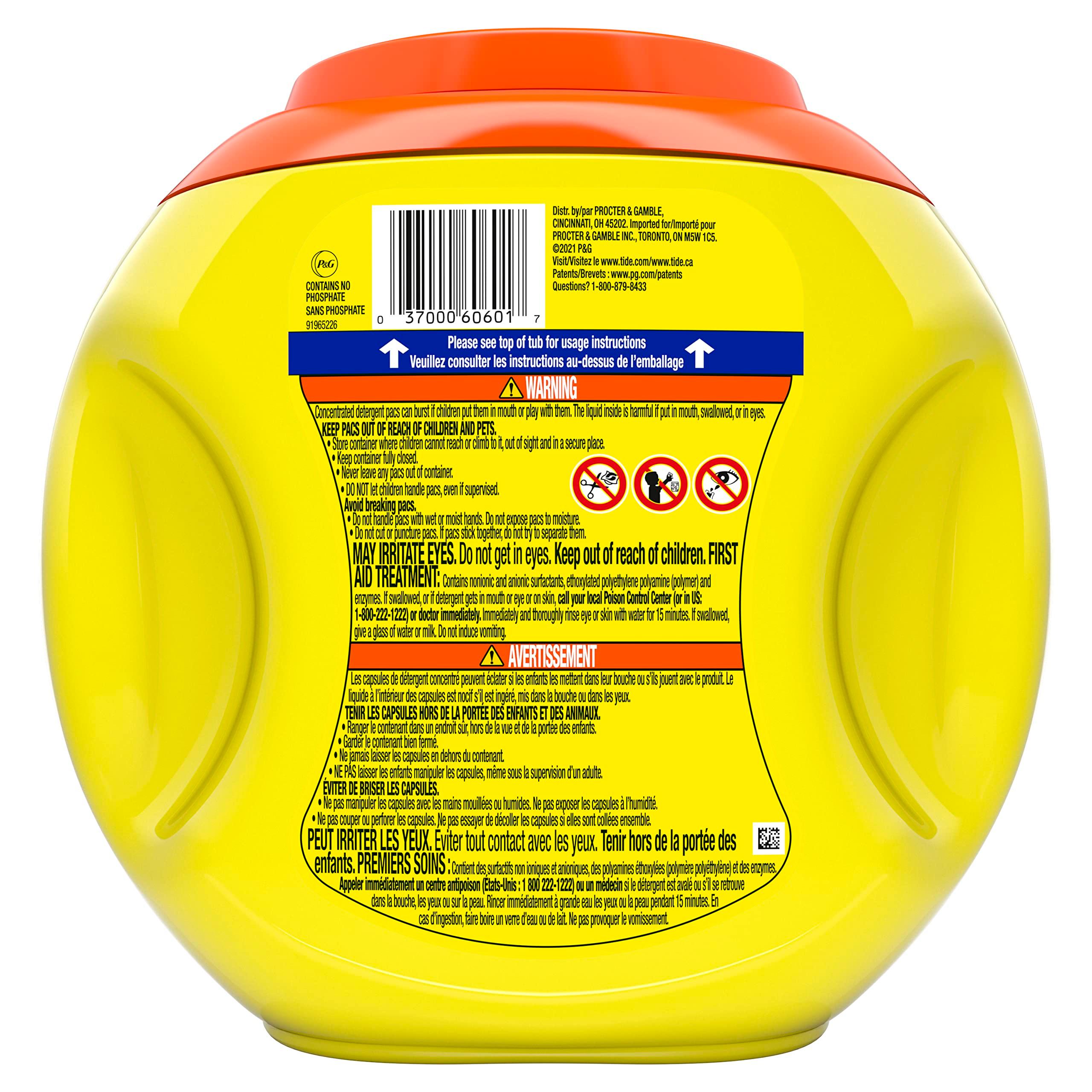 Tide Simply Pods + Oxi Laundry Detergent Soap Pods, Refreshing Breeze, 55 Count, 30 ounces - Image 3